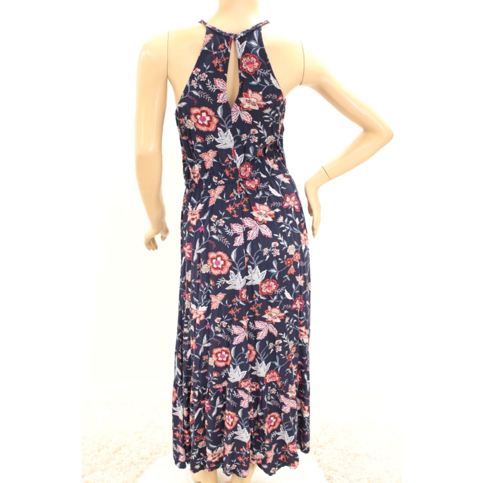 Old Navy Old Navy Waist Defined Dress Womens S Blue Maxi Boho Cottagecore Summer Vacation Size S / US 4 / IT 40 - 3 Thumbnail