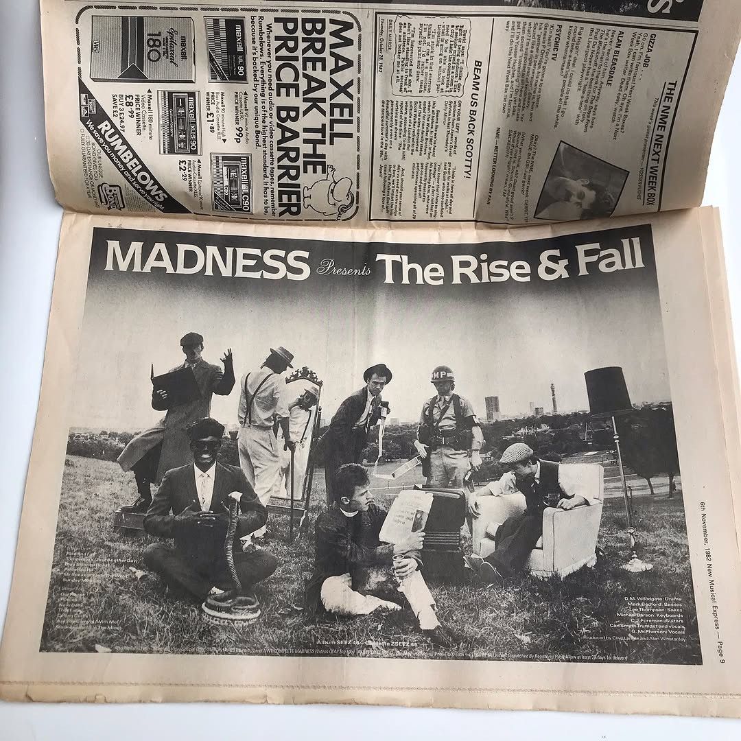 Band Tees × POP MAGAZINE × Vintage Vintage NME Magazine 6 November 1982 David Sylvian, The Who Size ONE SIZE - 3 Thumbnail