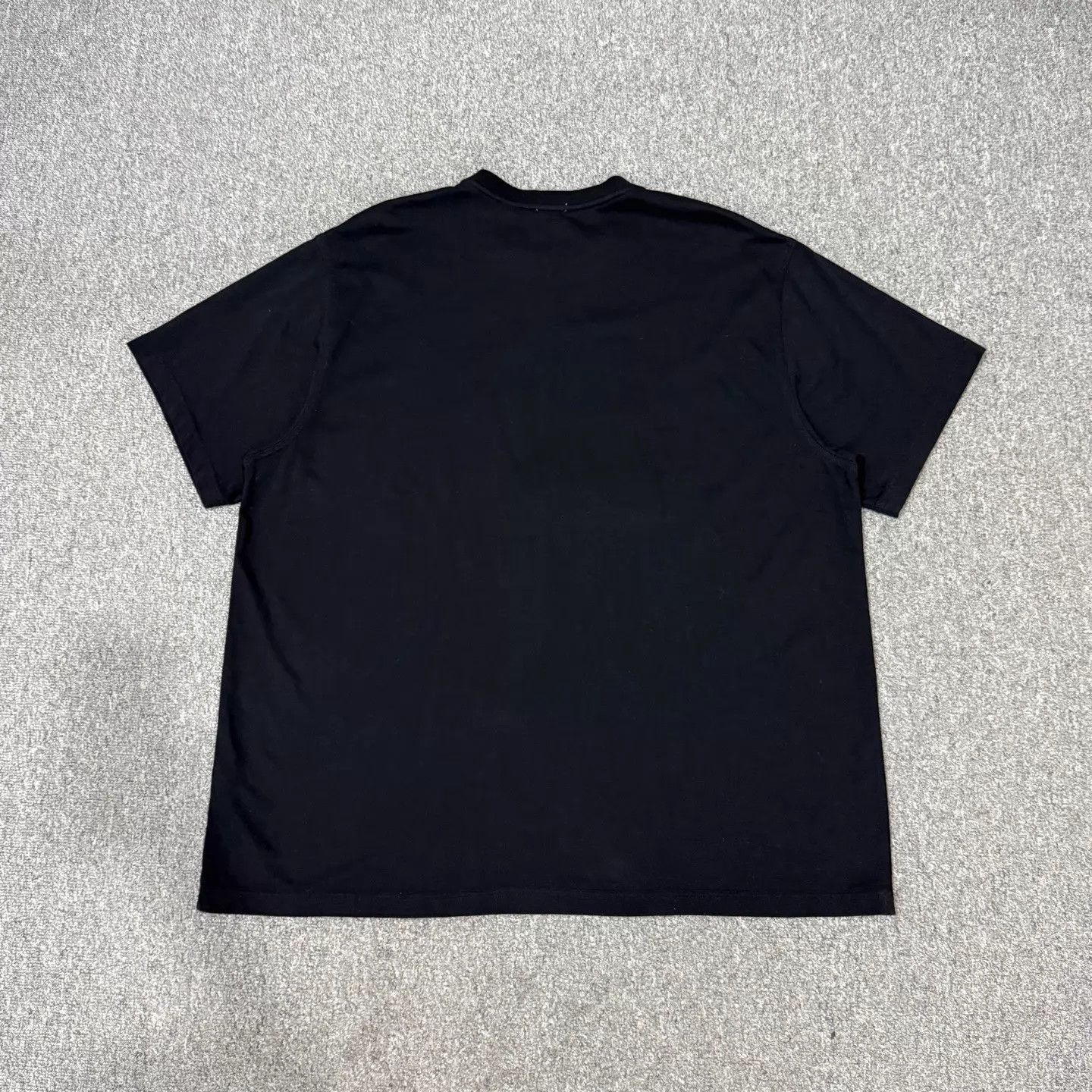 Burberry Burberry Black Flocked TB Logo Short Sleeve Tee XL 99 New Size US XL / EU 56 / 4 - 2 Thumbnail