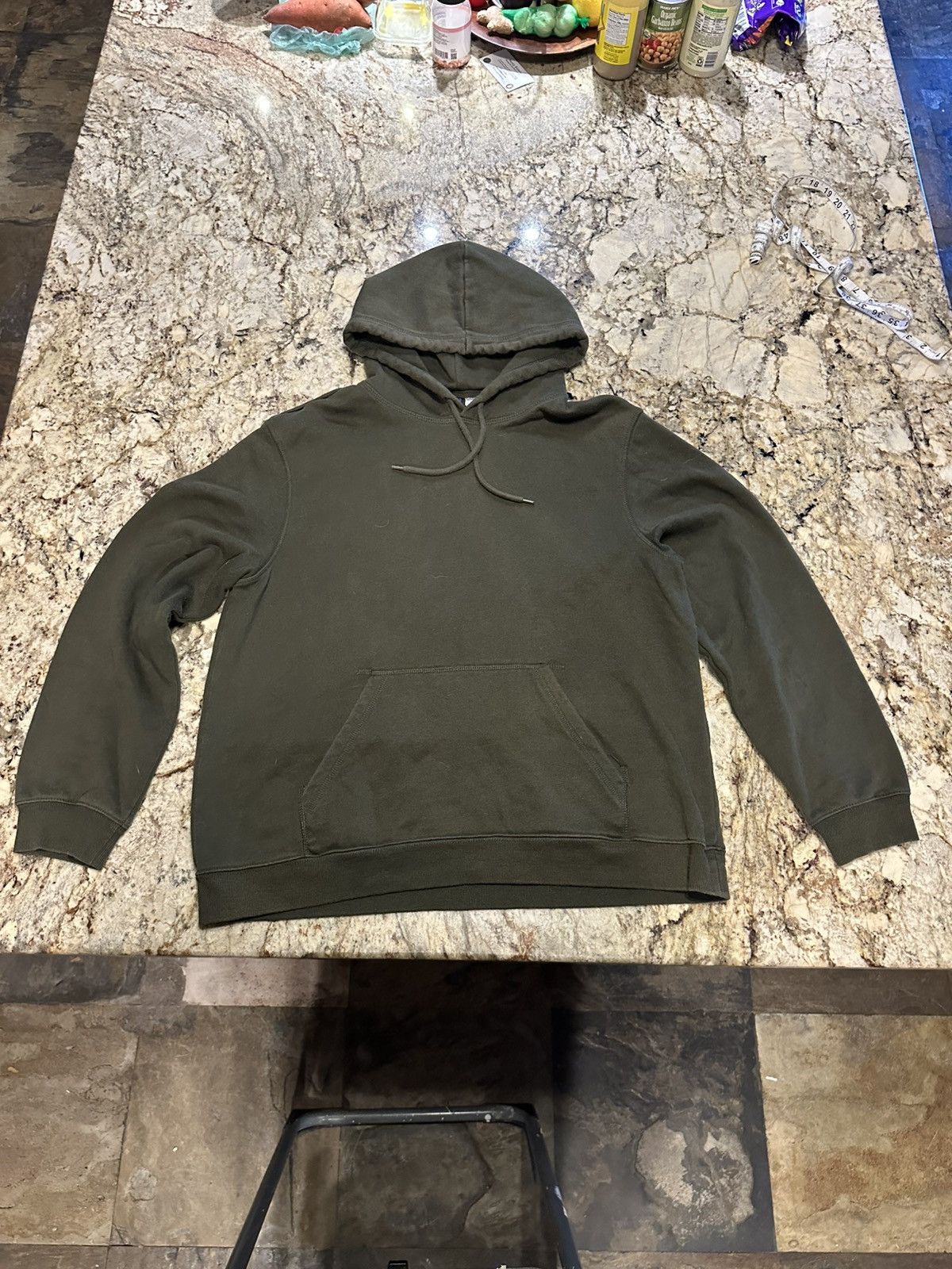 Vintage Blank army green hoodie Size US XL / EU 56 / 4 - 1 Thumbnail