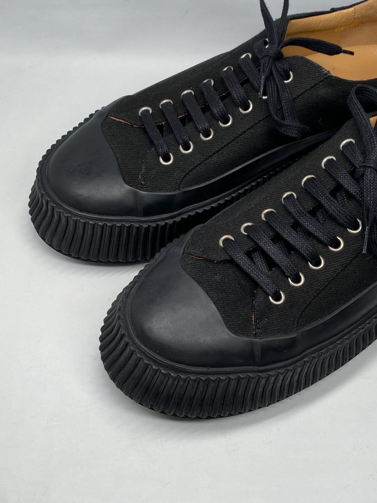 Jil Sander Jil Sander Canvas Low-Top Sneakers size 44/us size 11 Size US 11 / EU 44 - 5 Thumbnail