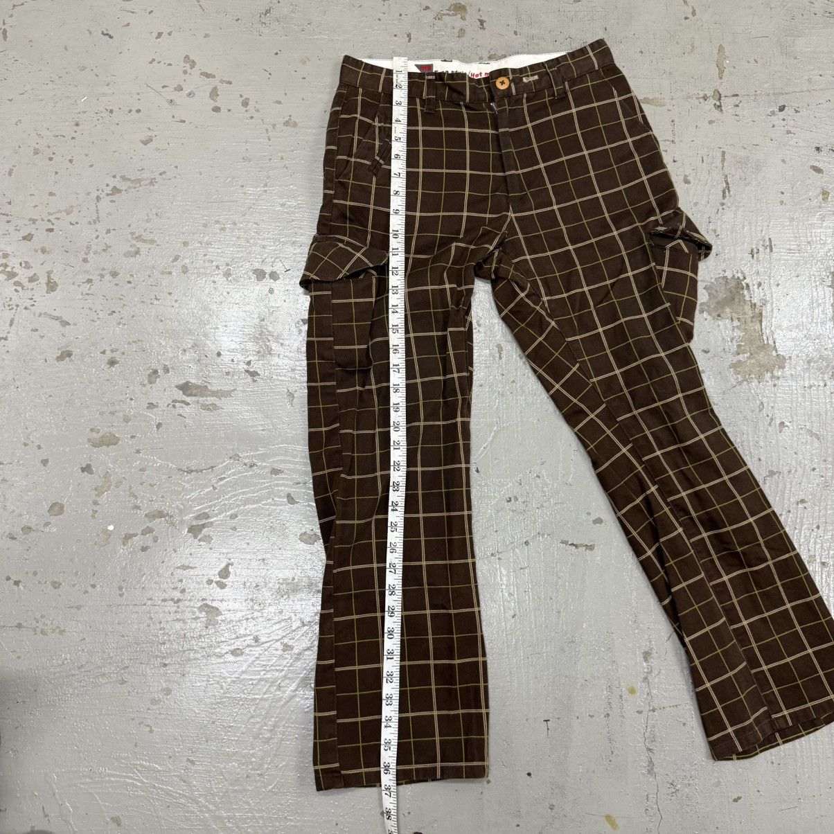 PPFM PPFM Bondage Cargo Plaid Tartan Pants Size US 29 - 7 Thumbnail