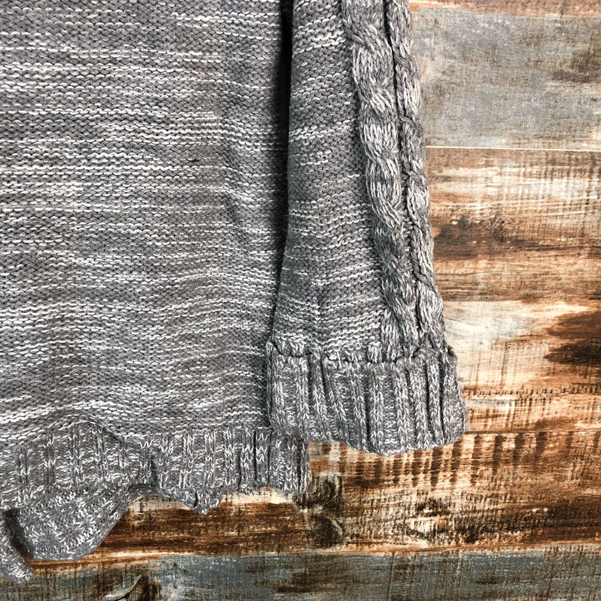 Homespun Knitwear Putietal Grey Cardigan Knitwear #A2344 Size M / US 6-8 / IT 42-44 - 16 Thumbnail
