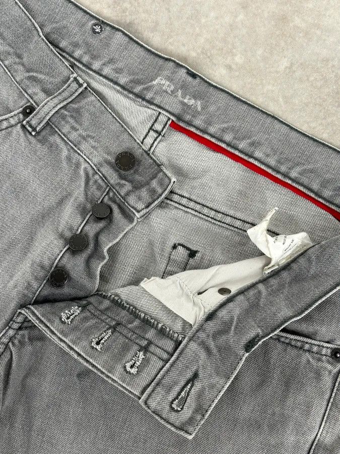 Prada AW2010 Prada Grey Minimalist Slim Denim Jeans Size US 32 / EU 48 - 9 Thumbnail