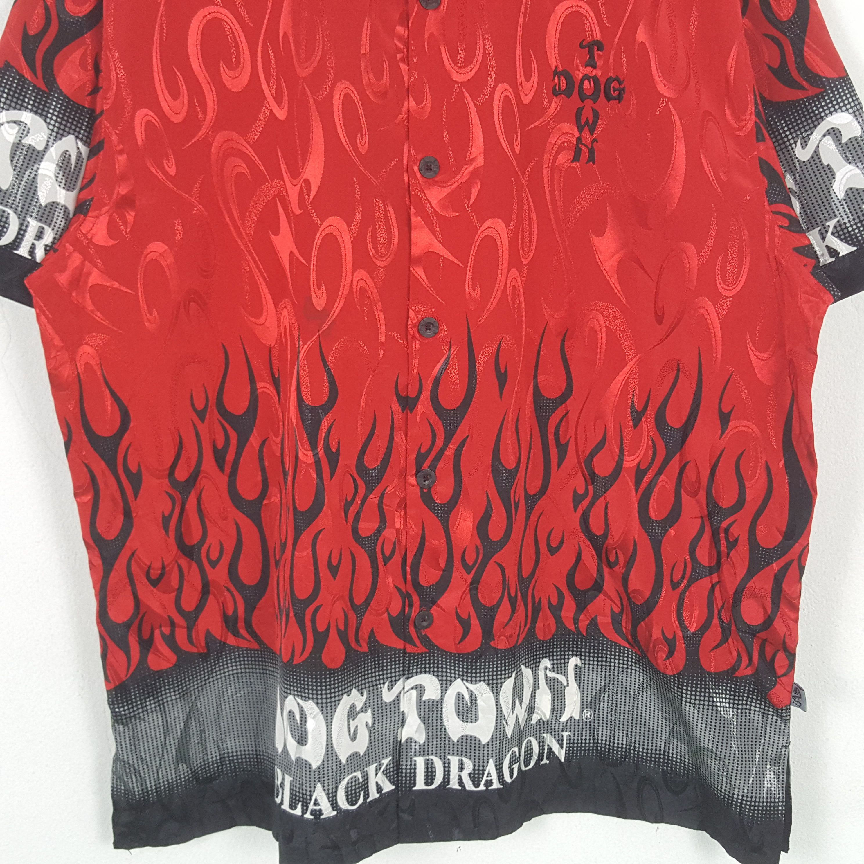 Dogtown Vintage Dog Town Black Dragon Shirt Button Up 31 Size US XL / EU 56 / 4 - 4 Thumbnail