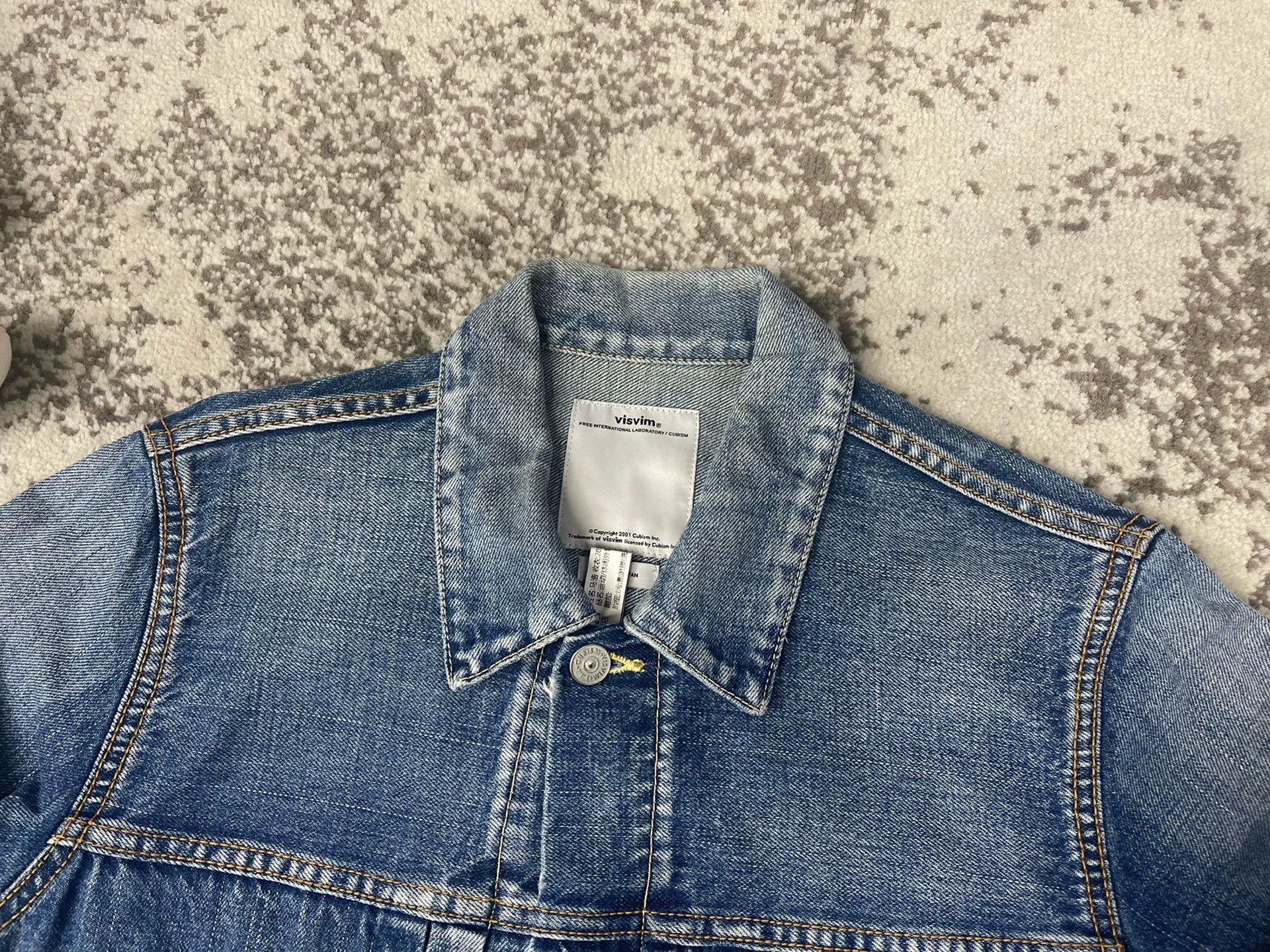 Visvim VISVIM SS 101 JKT DAMAGED Denim Jacket Size 2 Vintage 2000 Size US M / EU 48-50 / 2 - 2 Thumbnail