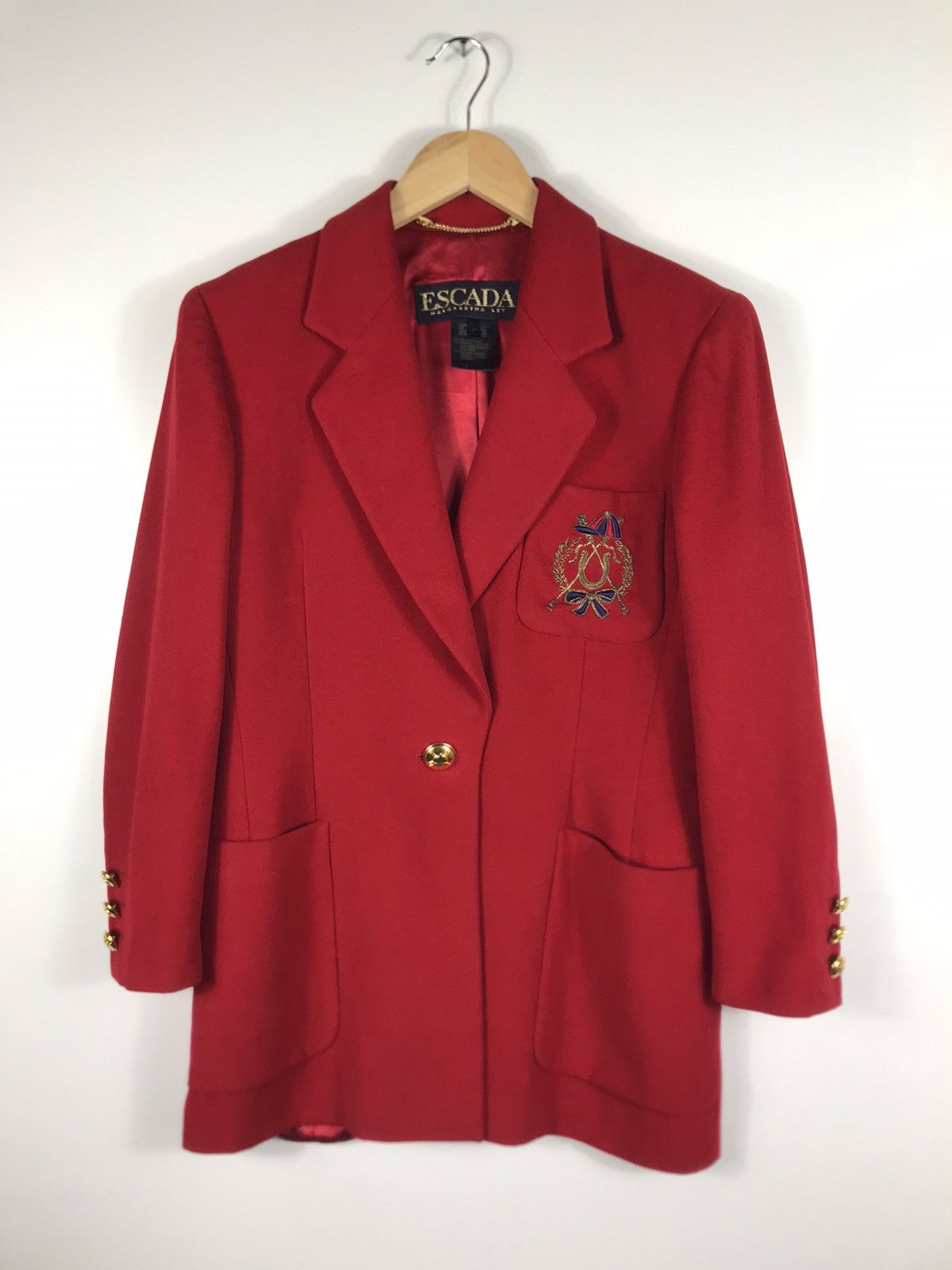 Escada ⚡️Luxury Escada Wool Single Breast Coat Size XS / US 0-2 / IT 36-38 - 1 Thumbnail