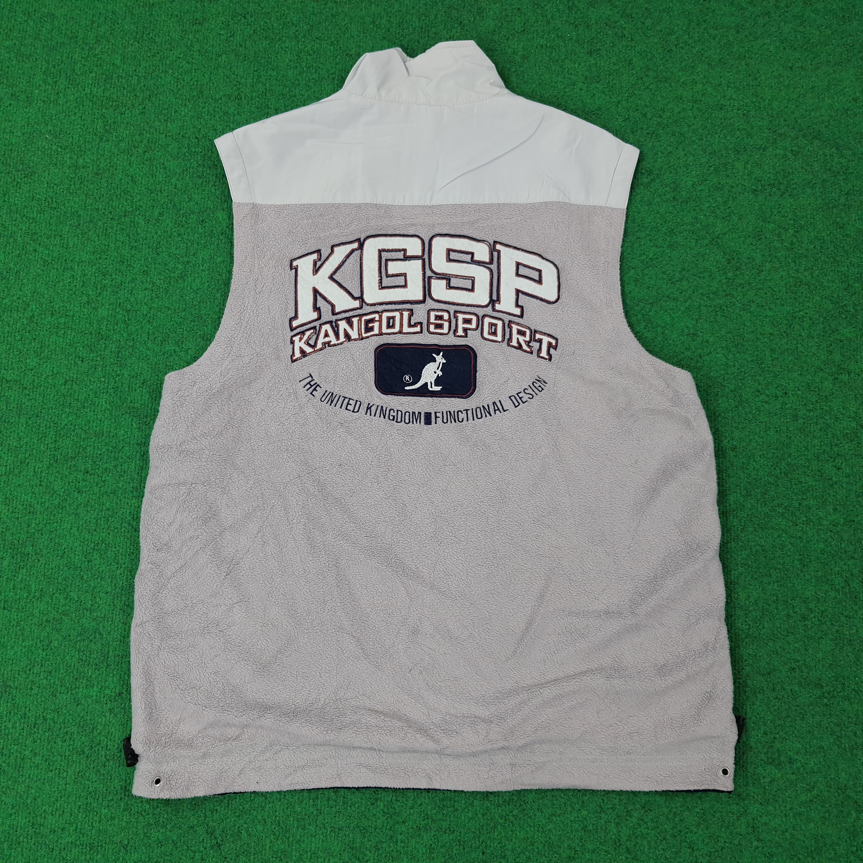 Kangol Vintage KGSP Kangol Sports Reversible Fleece Vests C267N9 Size US M / EU 48-50 / 2 - 1 Thumbnail