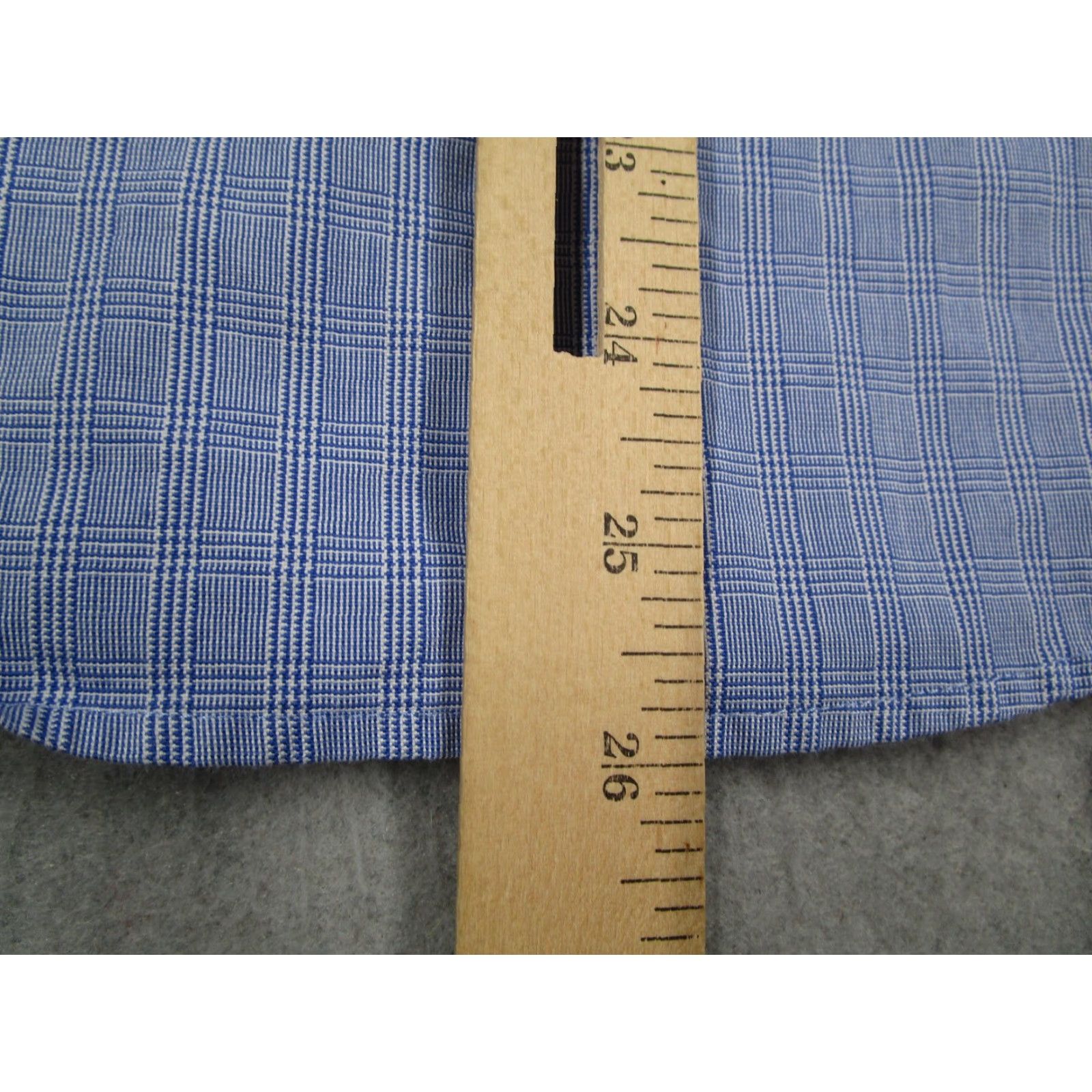 Vintage VINTAGE L.L.Bean Shirt Womens 4 Blue Plaid Button-Down Long Sleeve 100% Cotton Casual 90s Womens Size S / US 4 / IT 40 - 6 Thumbnail