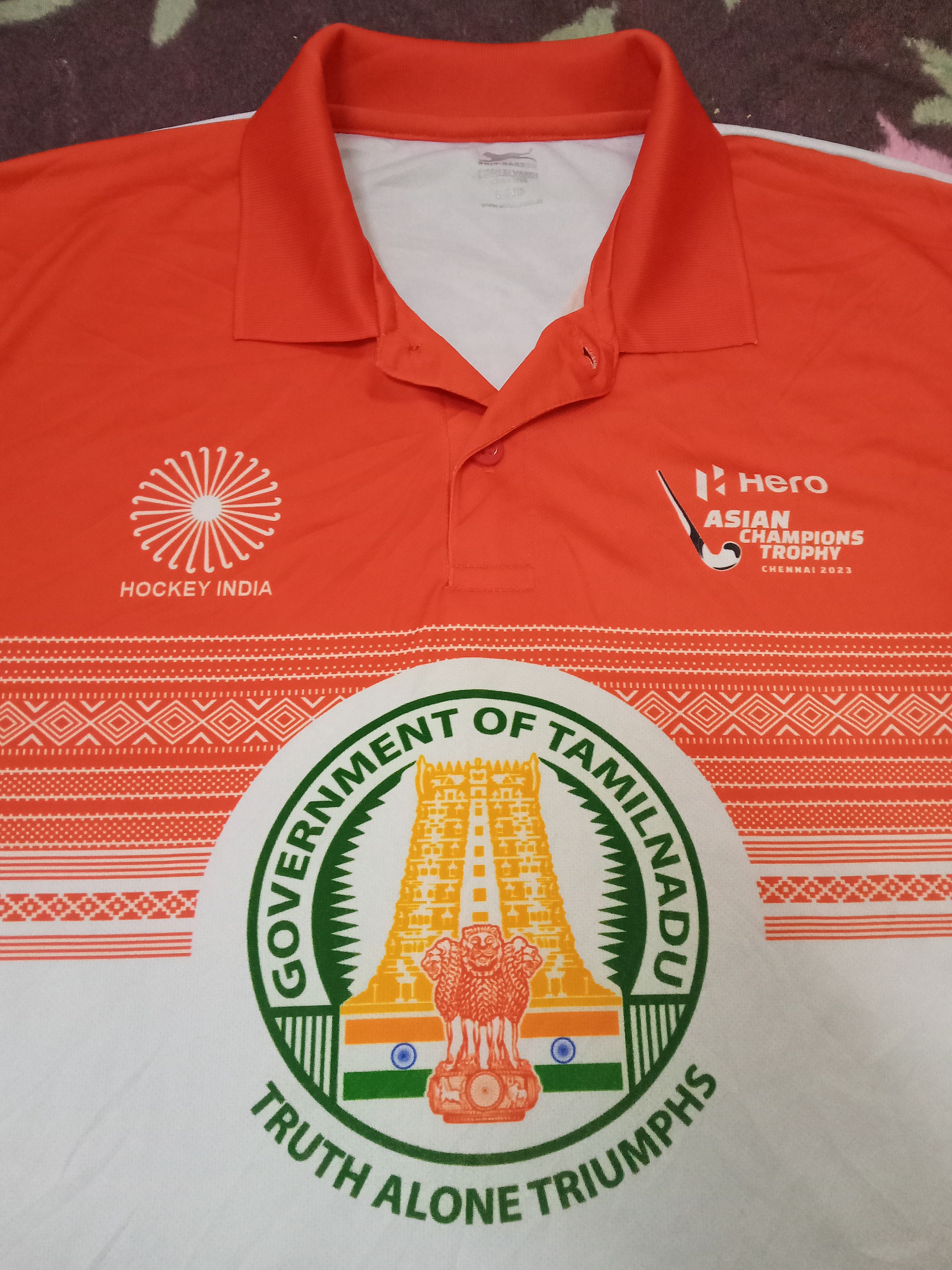 Other Shiv Naresh Asian Champions Trophy Chennai 2023 Polo T Size US L / EU 52-54 / 3 - 5 Thumbnail