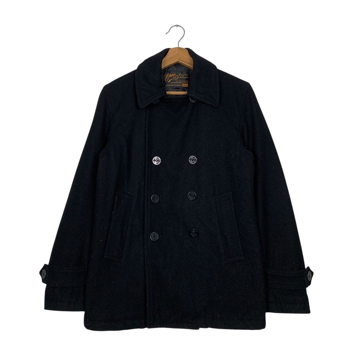 Burberry Vintage Edwin Wool Double Breasted Jacket Size US S / EU 44-46 / 1 - 1 Thumbnail