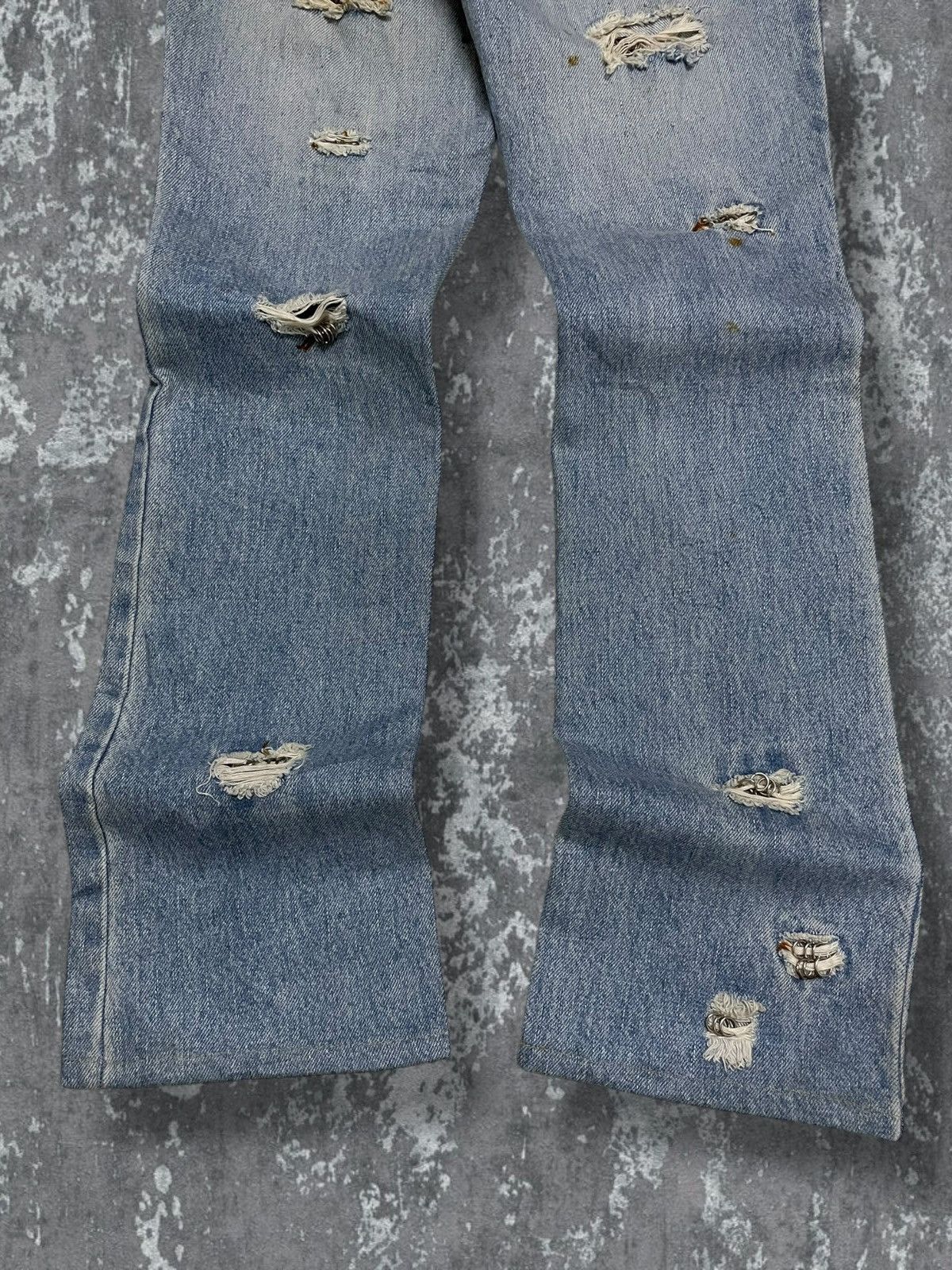 Tornado Mart Vintage Rare 1990s Japan Designer Dona Marie Flared Piercing Size US 27 - 13 Thumbnail