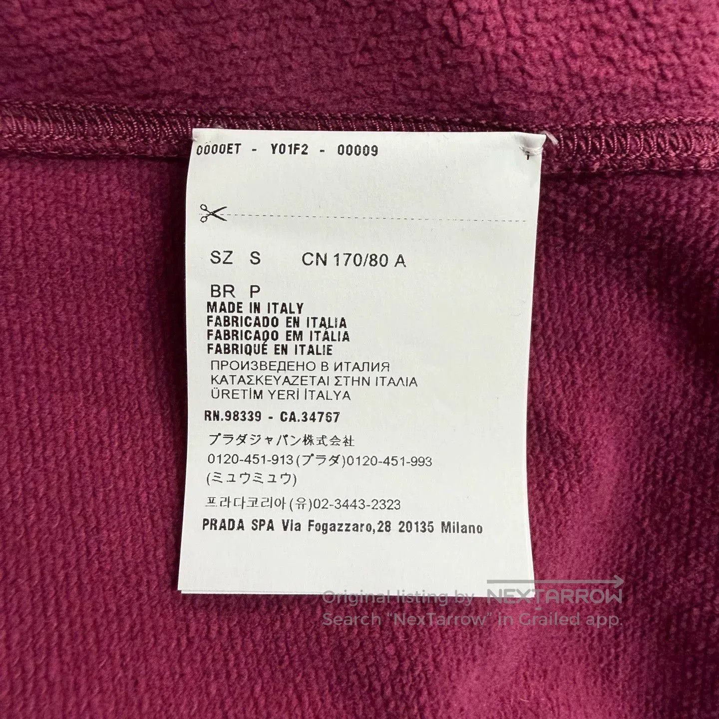 Miu Miu miu miu vintage wash red sweatshirt size S. Size US S / EU 44-46 / 1 - 5 Thumbnail