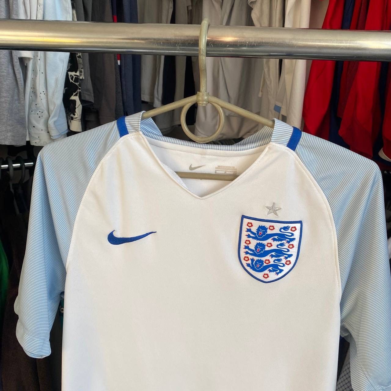 Nike × Vintage Vintage Nike FC England 2018 National soccer jersey Size US S / EU 44-46 / 1 - 2 Thumbnail