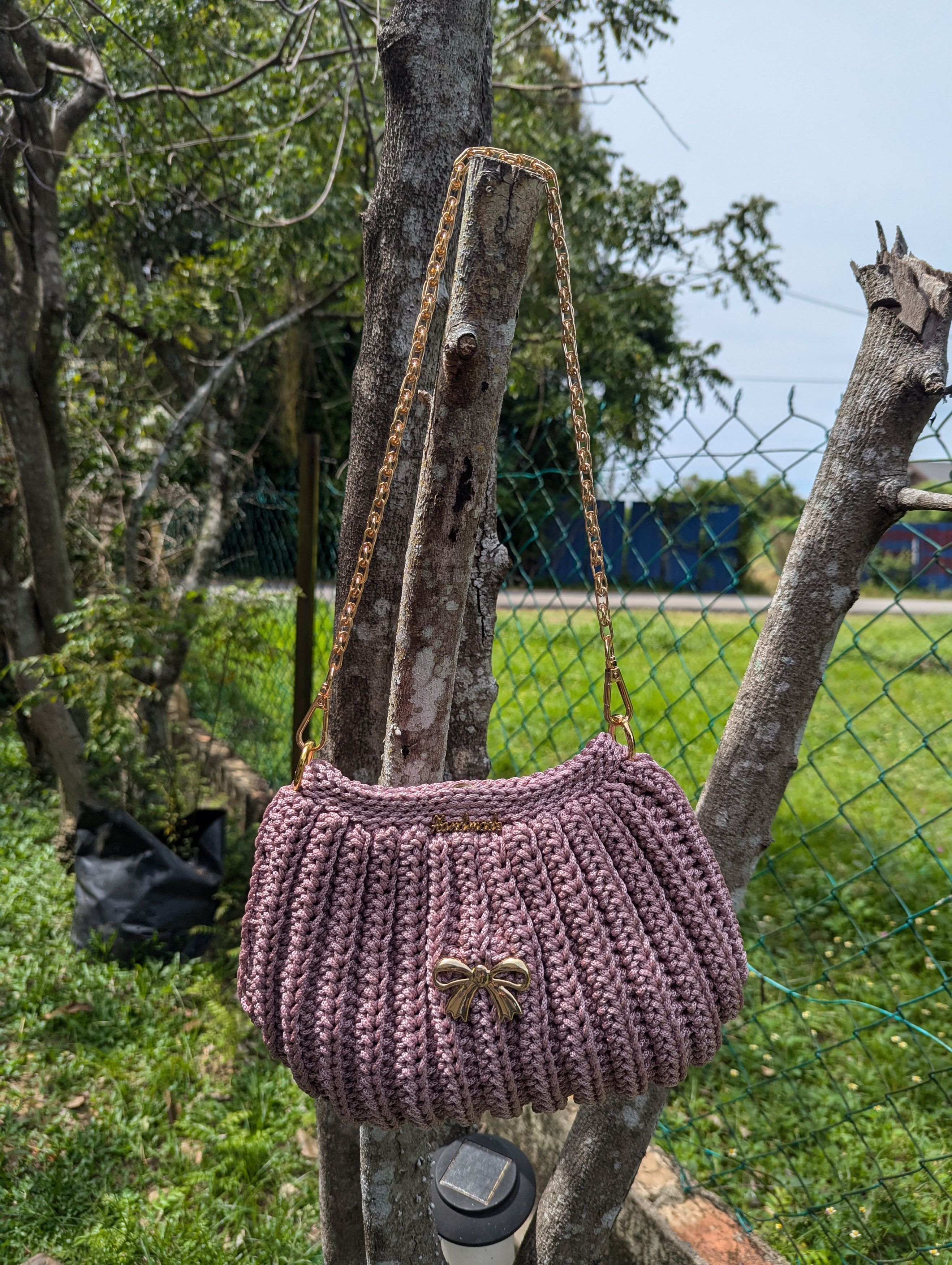 Handmade × Japanese Brand Shoulder Bag Crochet Hand Made Size ONE SIZE - 1 Thumbnail