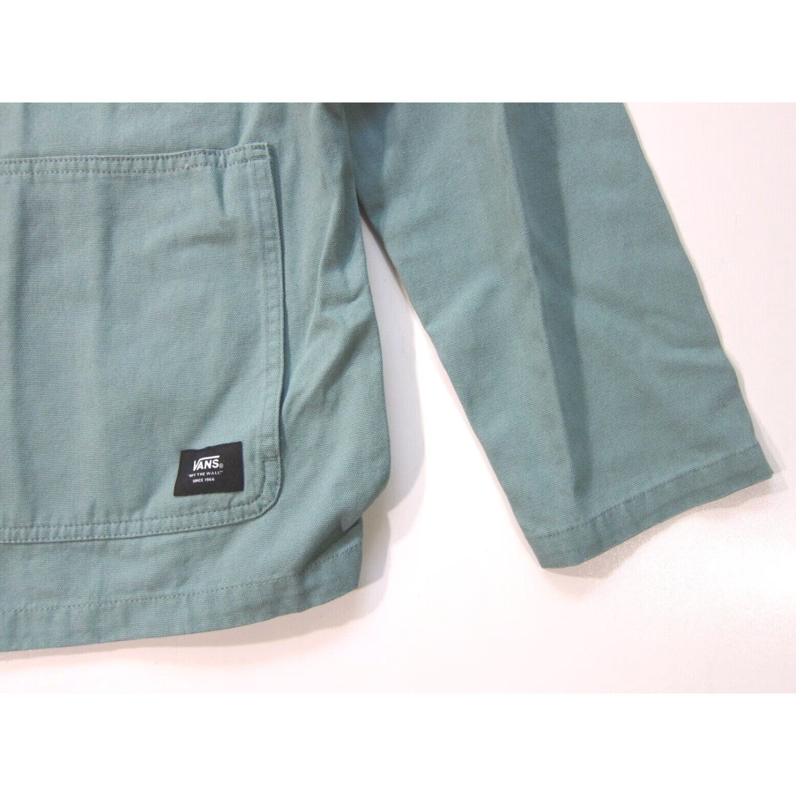 Vans Vans 100% Cotton Green Black Snap Pocket Denim Field Hunt Jacket Men Medium Size US M / EU 48-50 / 2 - 6 Thumbnail