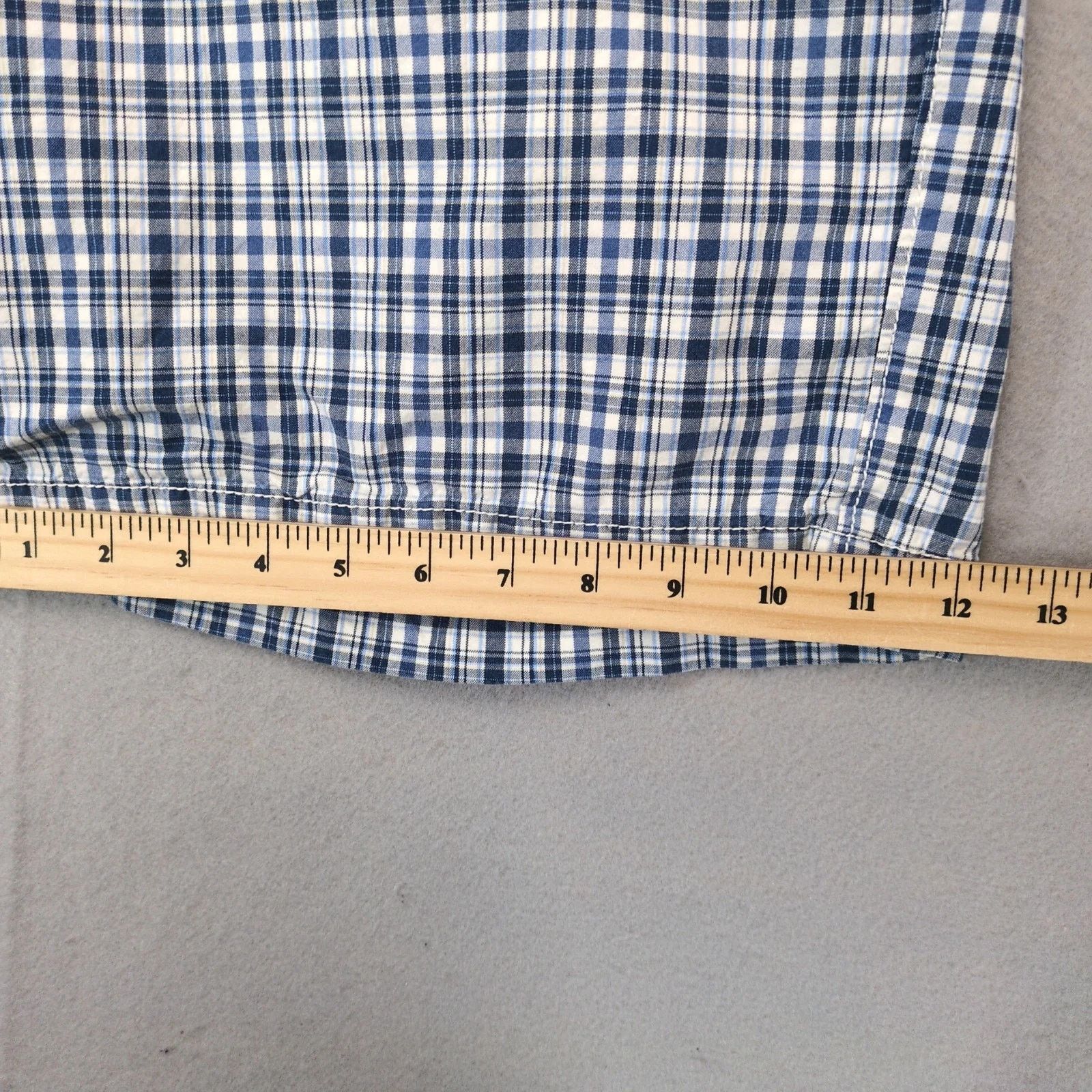 Izod Izod Blue Plaid Cotton Bermuda Shorts Men's 38x10" Skater Size US 38 / EU 54 - 8 Thumbnail