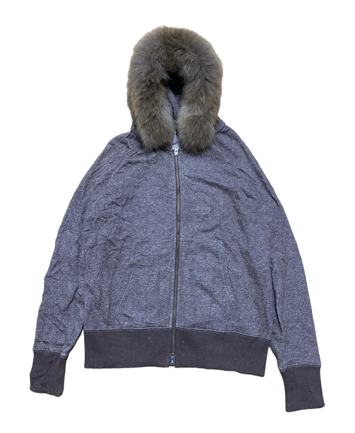 image of Le Grande Bleu L G B x Ppfm Muji Fur Hoodie Ppfm Style in Brown, Men's (Size Large)