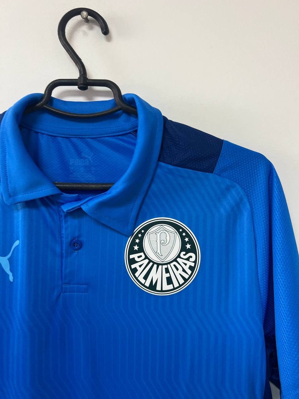 Puma Vintage Palmeiras Puma Football Shirt Soccer Jersey Polo L Size US L / EU 52-54 / 3 - 7 Thumbnail