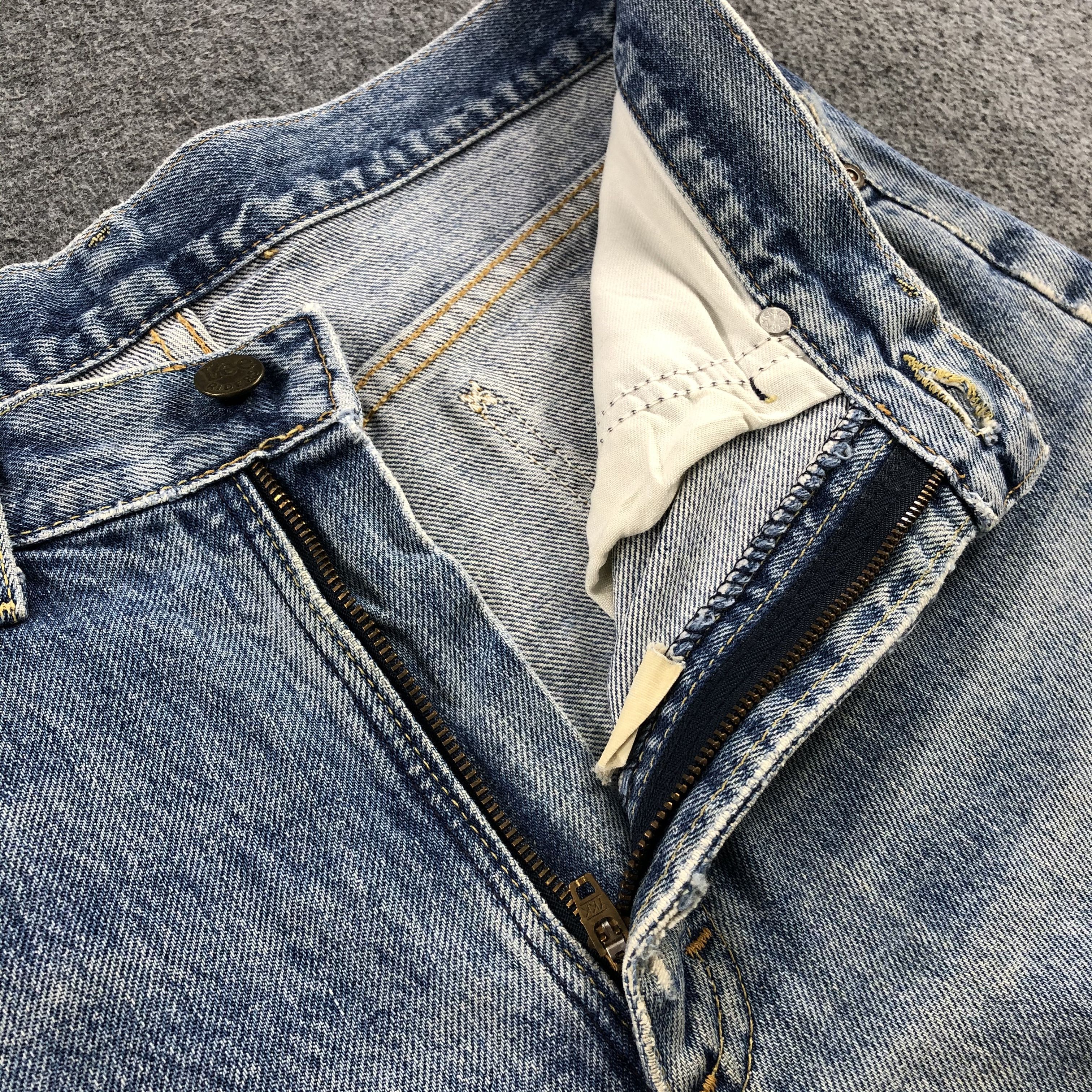 Lee Vintage Blue Wash Lee Jeans-J1847 Size US 32 / EU 48 - 14 Thumbnail