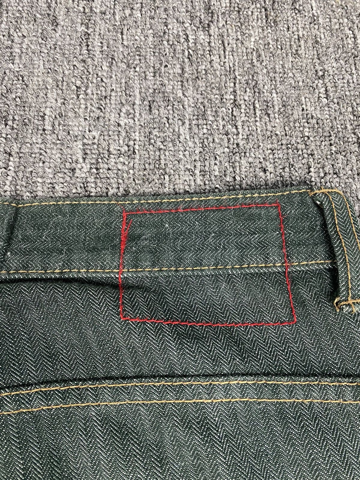 Japanese Brand Two Way Flare Herringbone Jeans Size US 32 / EU 48 - 14 Thumbnail