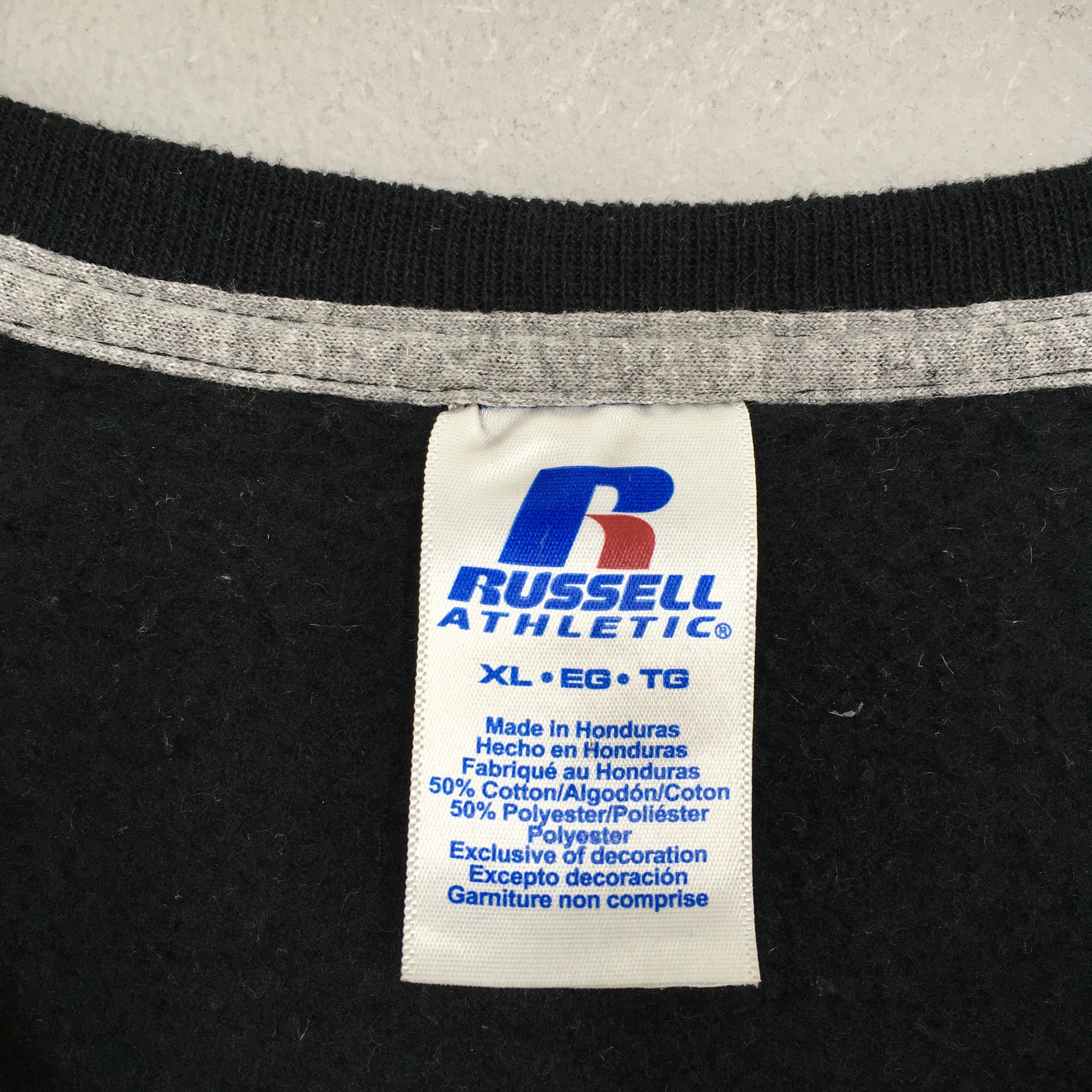 MLB Vintage Baseball Black Hawk College Sweatshirt Large Size US L / EU 52-54 / 3 - 6 Thumbnail