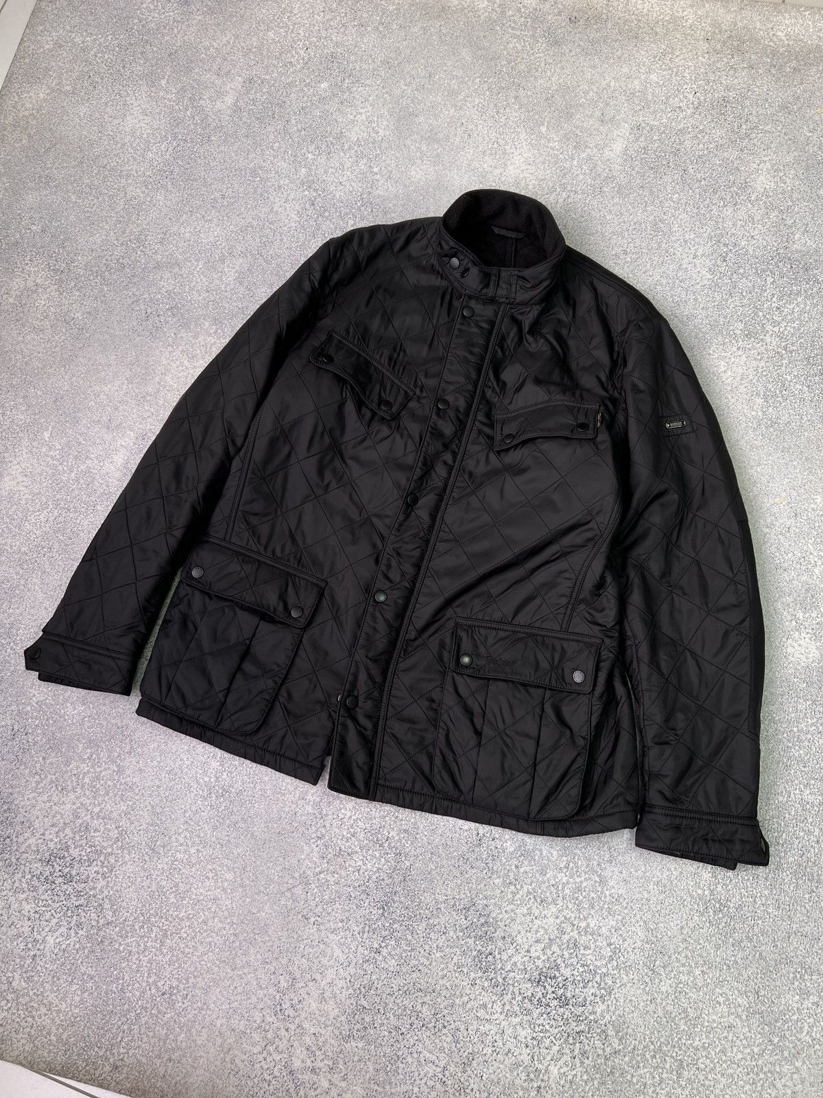 Barbour × Vintage Vintage Barbour International Quilted Jacket Size US XL / EU 56 / 4 - 4 Thumbnail