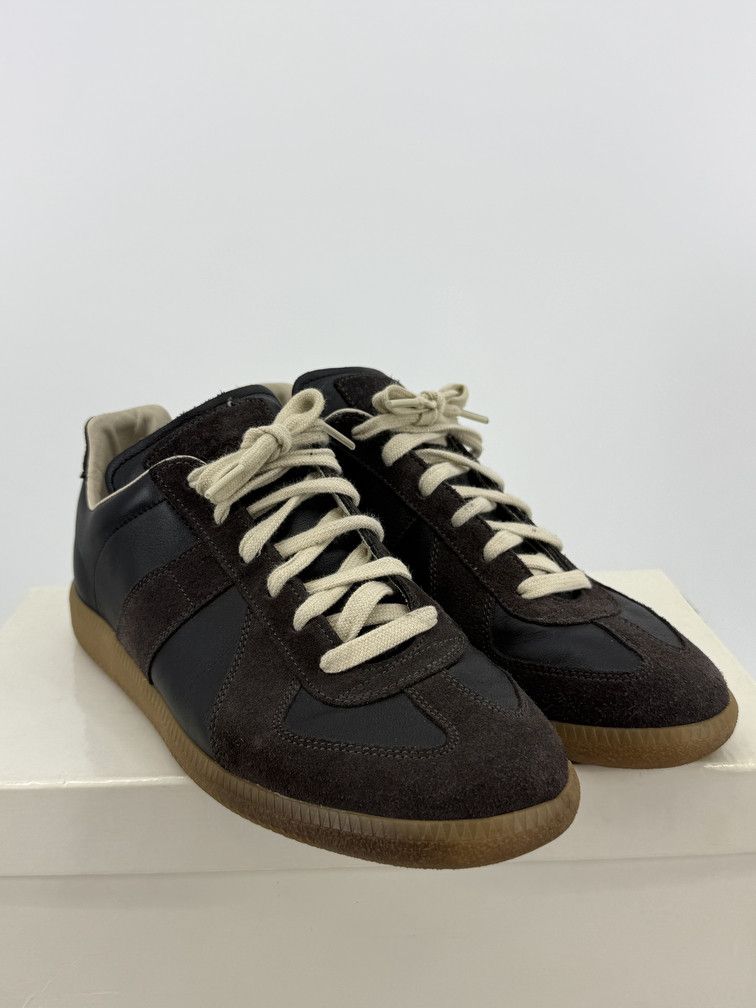 Maison Margiela GAT Low Black Brown Size US 7 / EU 40 - 2 Thumbnail