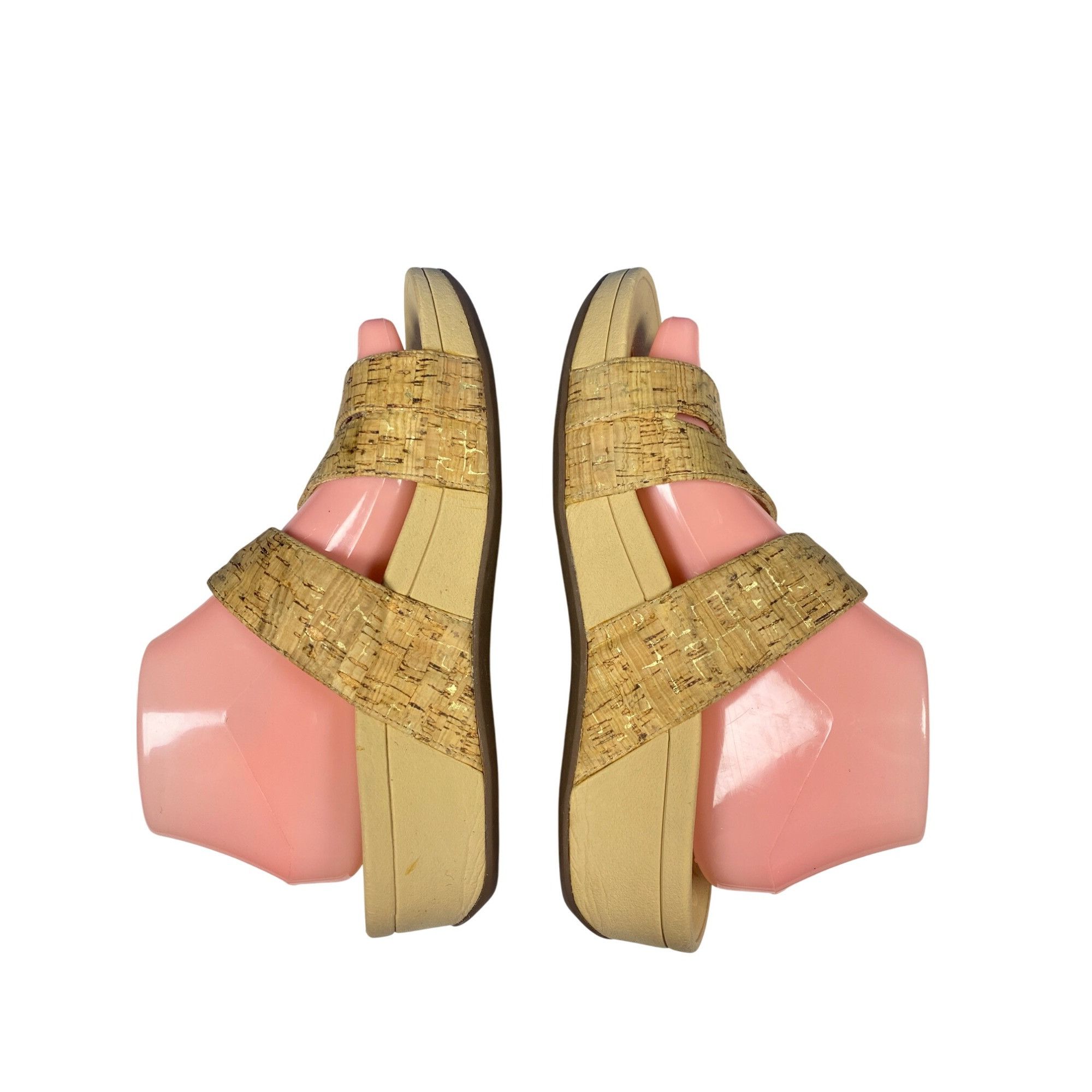 Vionic Vionic Pacific Rio Gold Slide On Sandals Women's 8 Size US 8 / IT 38 - 12 Thumbnail