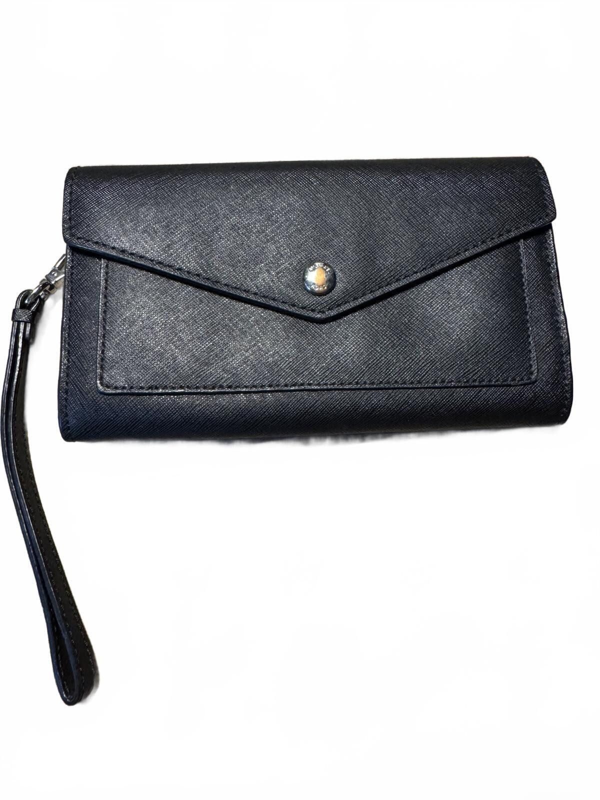 Michael Kors Michael Kors Black Leather Wristlet Wallet Size ONE SIZE - 1 Thumbnail