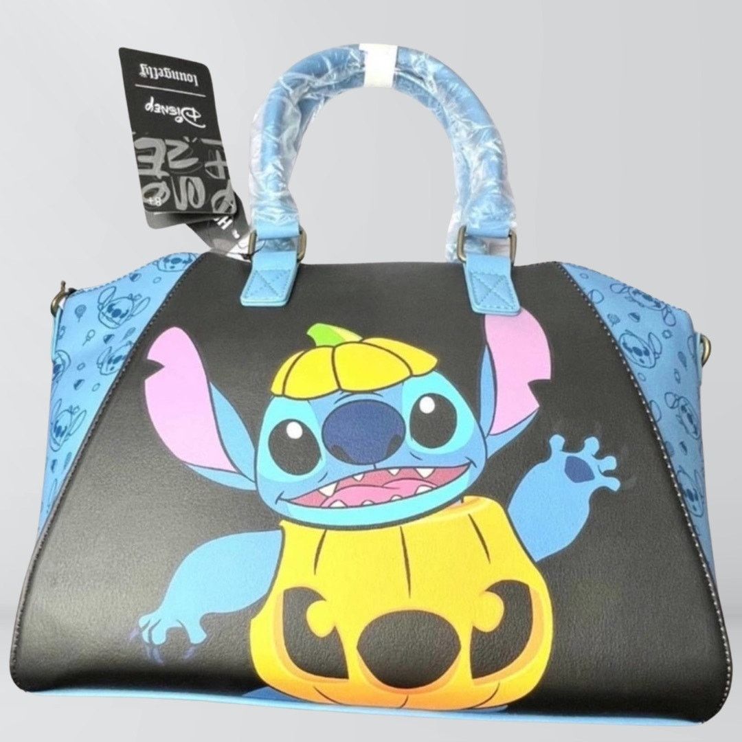 Loungefly 2024 Disney Lilo & Stitch Pumpkin Costume Satchel Bag