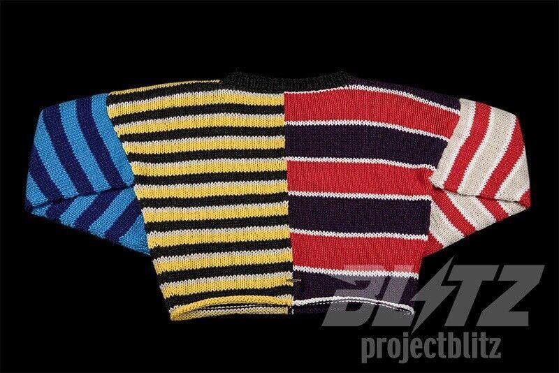 Chrome Hearts WOMENS CHROME HEARTS CASHMERE PATCHWORK SHORT SWEATER Size M / US 6-8 / IT 42-44 - 3 Thumbnail