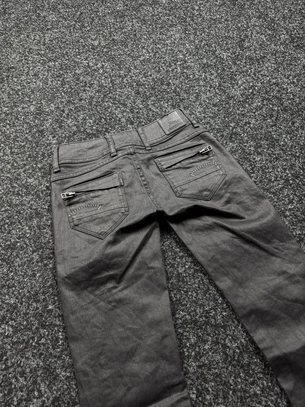 G-Star 00s Y2K G-Star RAW 5204 Avant Garde Opium Rock Skinny Jeans Size 23" - 13 Thumbnail