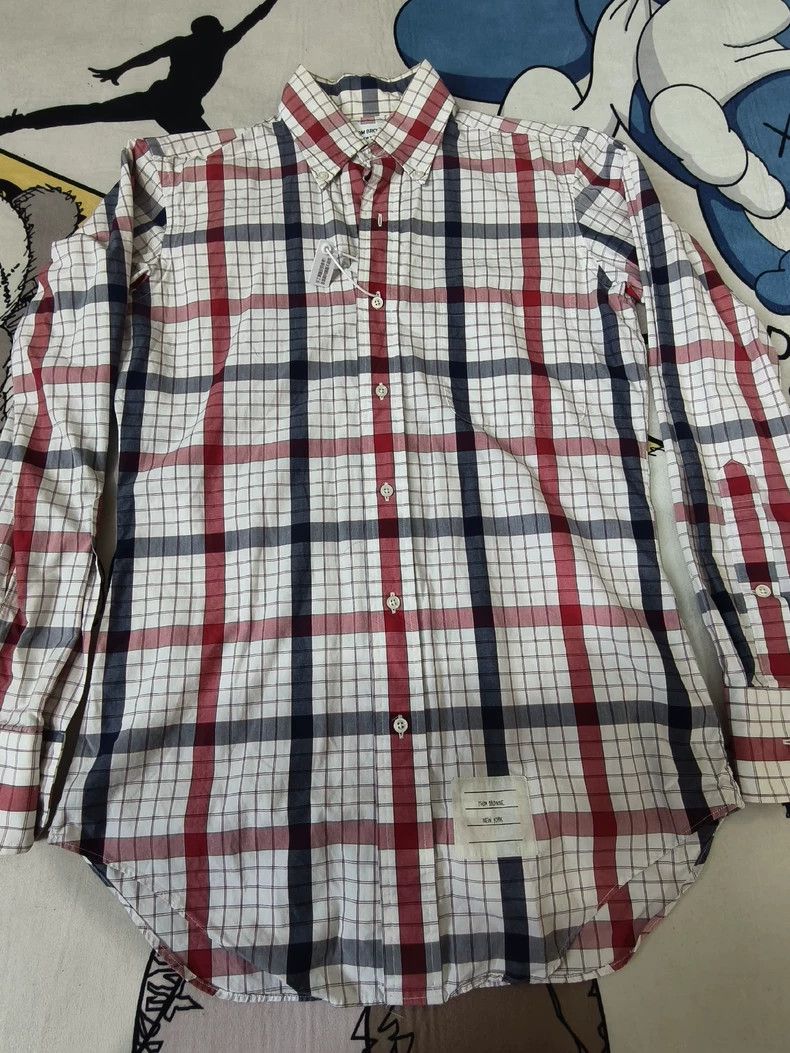 Thom Browne Thom Browne Plaid shirts Size US S / EU 44-46 / 1 - 1 Thumbnail