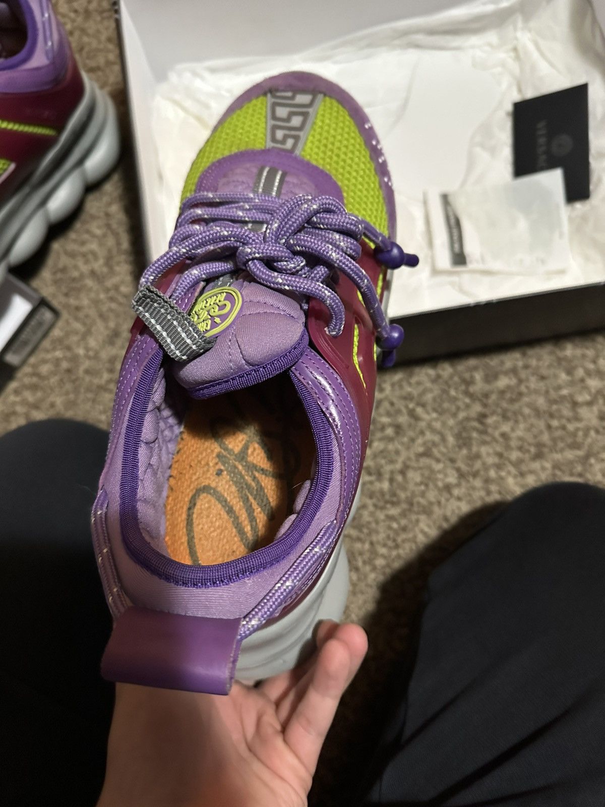 Versace Versace Purple Chain Reactions Size US 10 / EU 43 - 5 Thumbnail