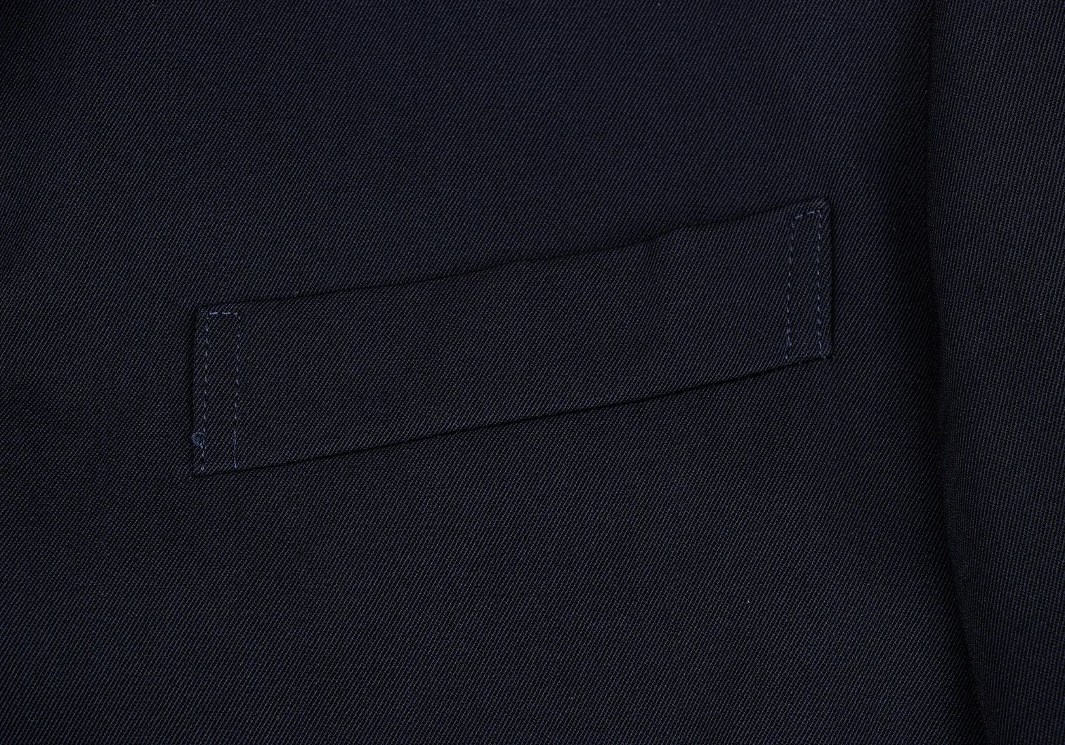 Jean Paul Gaultier Wool Peak Lapel Jacket in Navy, Size 48 Size US M / EU 48-50 / 2 - 6 Thumbnail