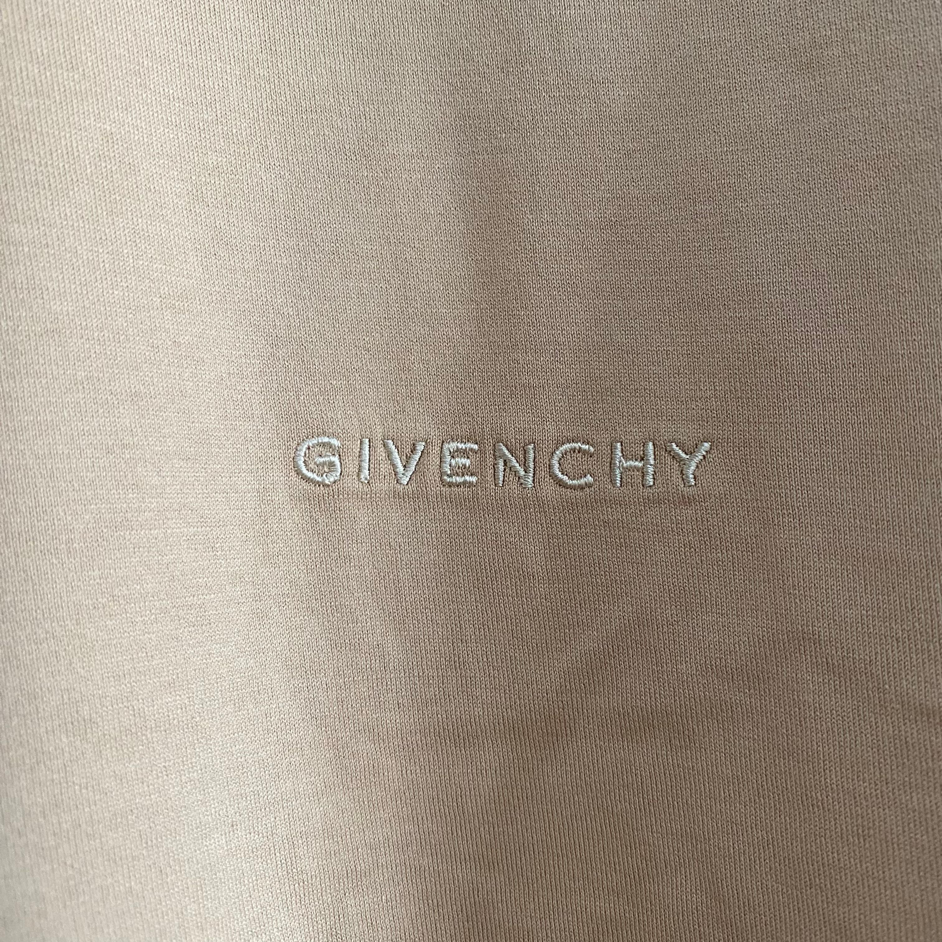 Givenchy x Chito Beige Grafitti Dog 4G Logo Long Sleeve T-Shirt Size US M / EU 48-50 / 2 - 8 Thumbnail