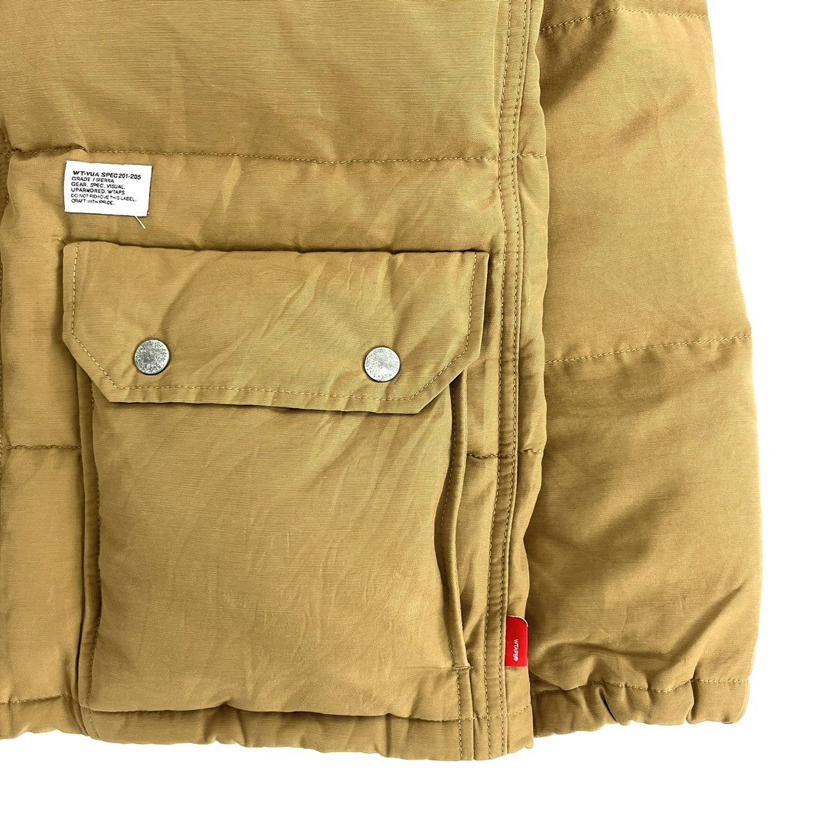Wtaps 2000s Wtaps Puffer Down Jacket Streetwear Size US S / EU 44-46 / 1 - 8 Thumbnail