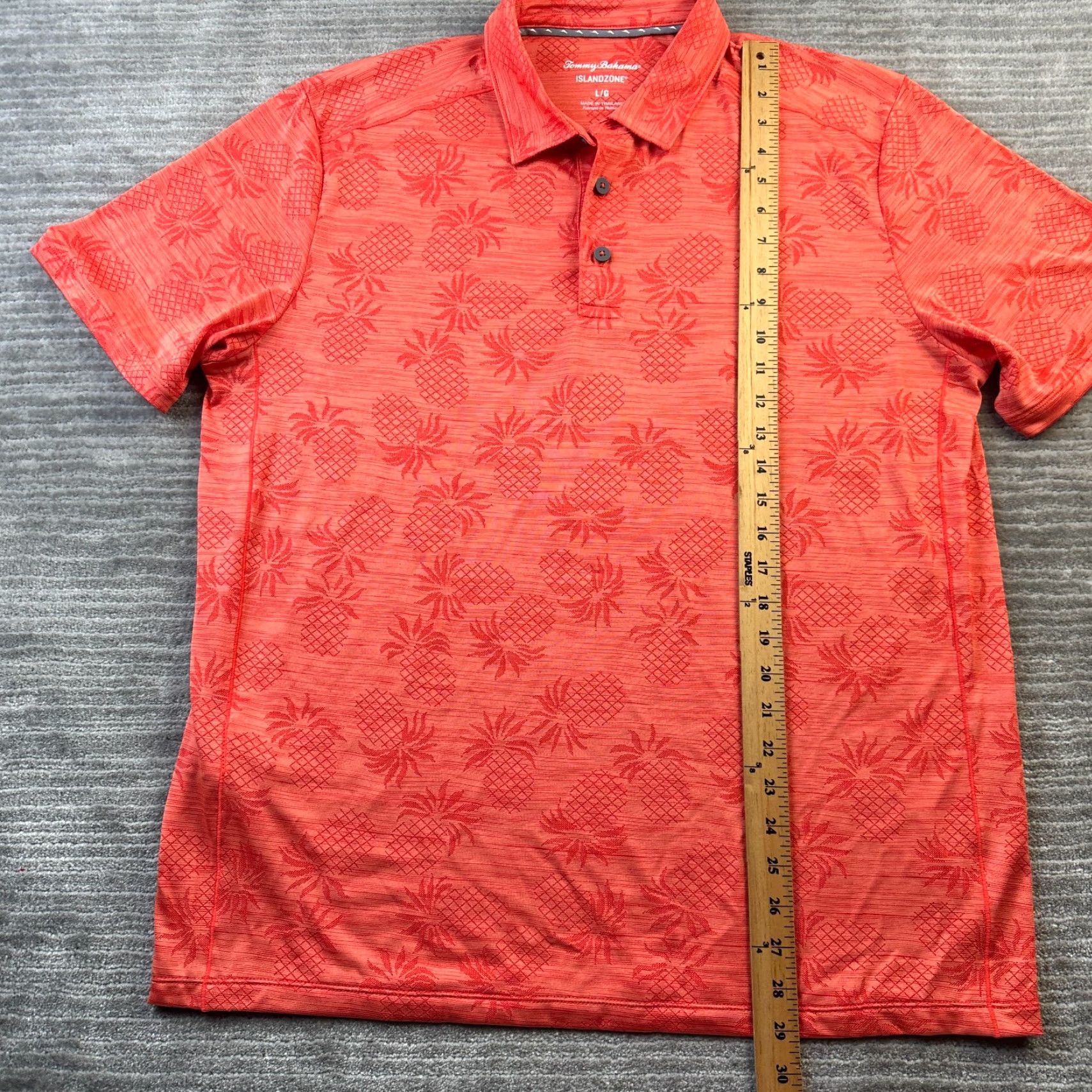 Tommy Bahama Tommy Bahama Polo Shirt Mens Large Orange Performance Islandzone Polo Casual Golf Shirt Mens L Orange Island Zone Size US L / EU 52-54 / 3 - 8 Thumbnail