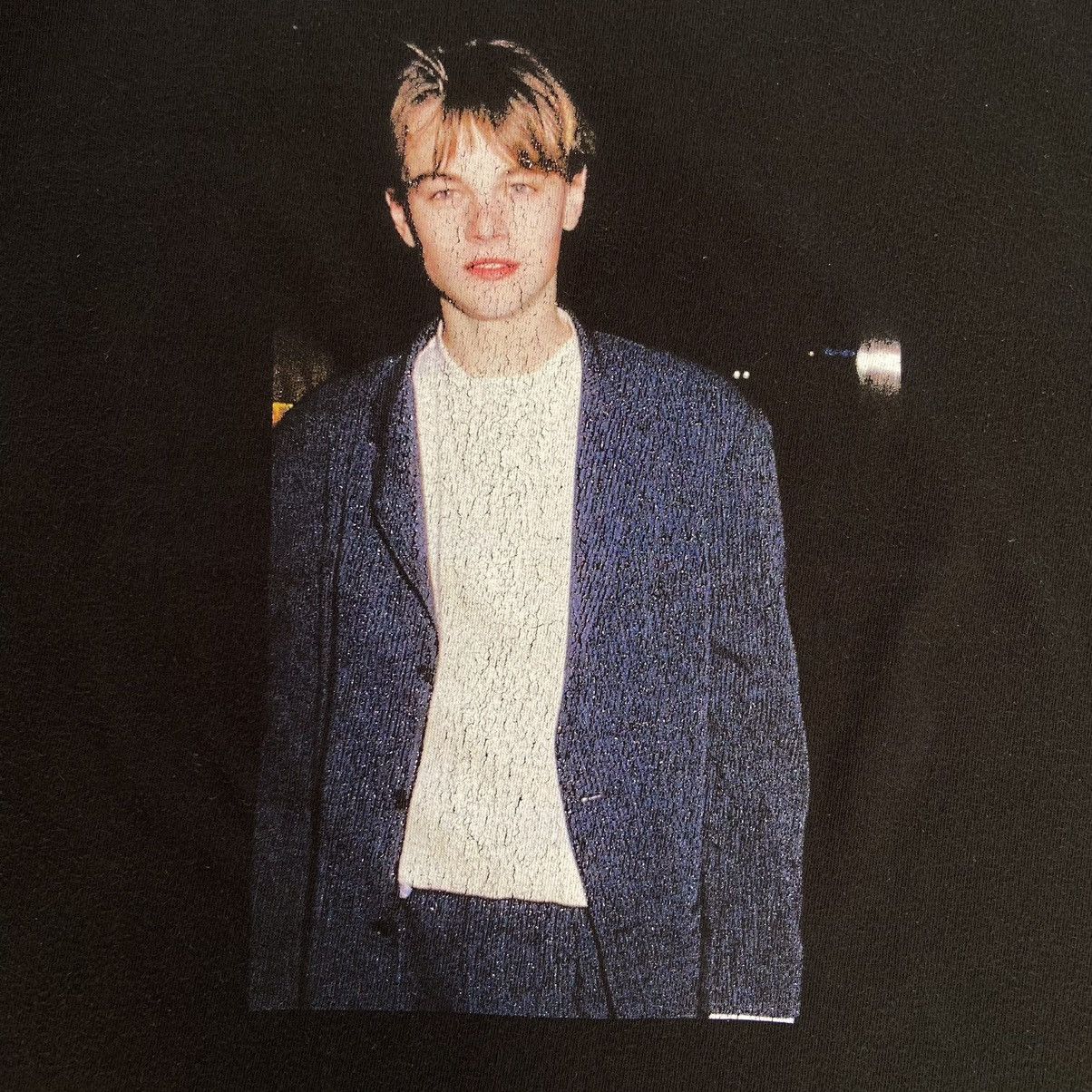 Vintage 2000's American Actress - Leonardo Di Caprio Youth T-Shirt Size US M / EU 48-50 / 2 - 2 Thumbnail