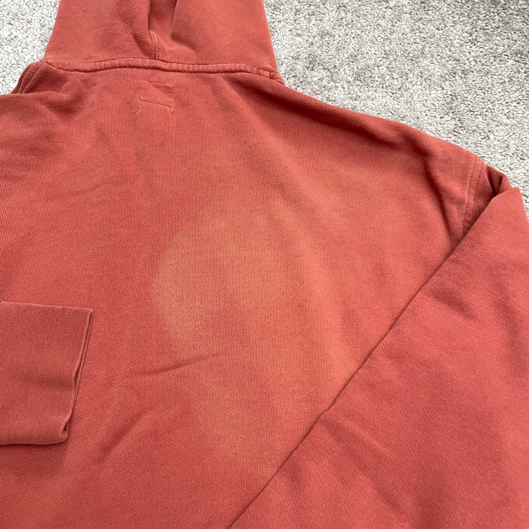 Levi's Levi's Hoodie Pullover Mens M Orange Graphic Print Hooded Relaxed Fit Casual Sweatshirt Size US M / EU 48-50 / 2 - 6 Thumbnail