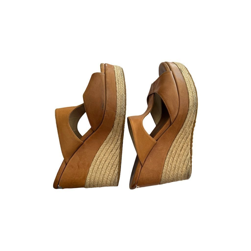 Jimmy Choo Jimmy Choo Women's Espadrille Wedge Sandals Brown Size 7.5 Size US 7.5 / IT 37.5 - 6 Thumbnail