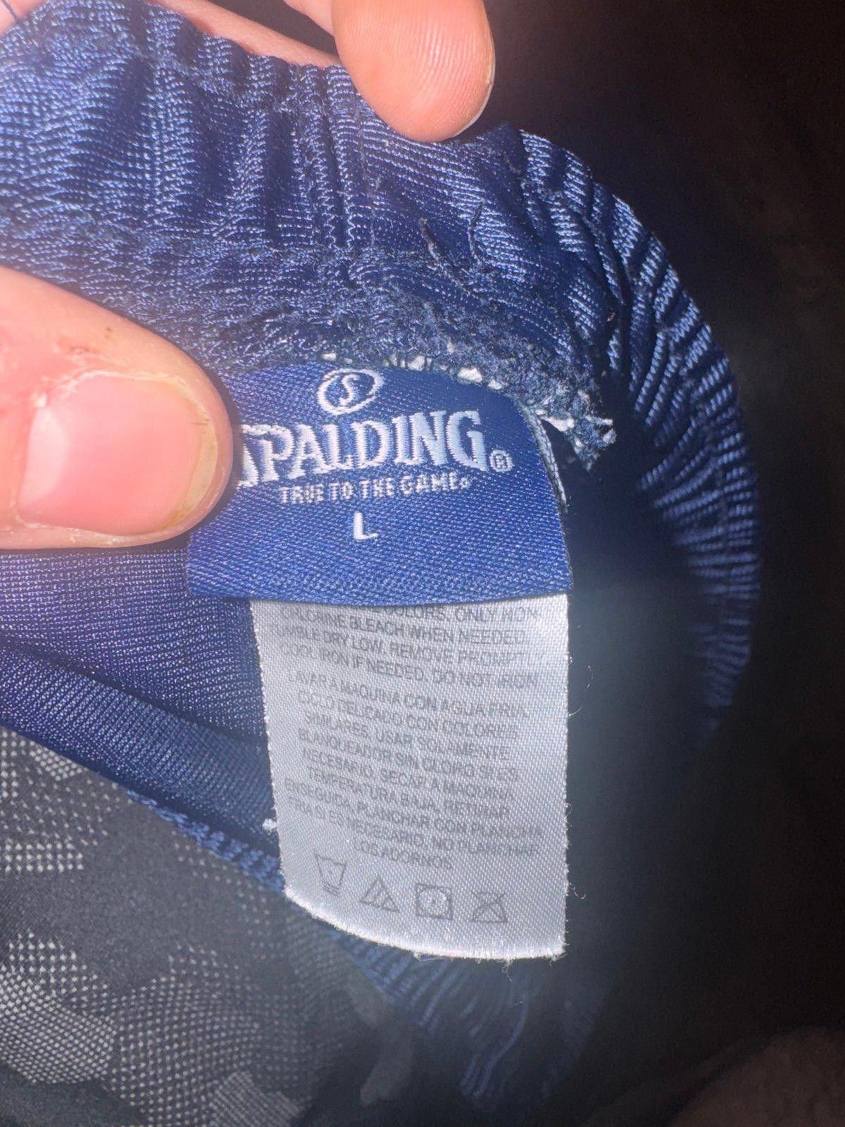 Spalding VTG 90s Spalding Athletic Silky Shiny Shorts Blue Sz L Size US 34 / EU 50 - 4 Thumbnail