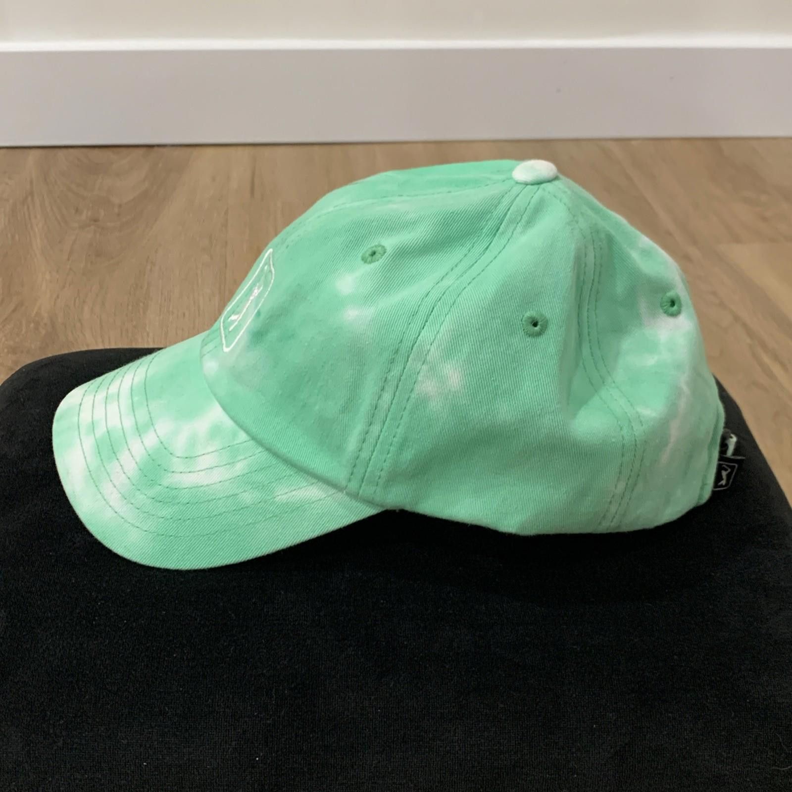 PGA Tour PGA Tour Women’s Tie Dye Golf Hat Light Green Strapback Size ONE SIZE - 3 Thumbnail