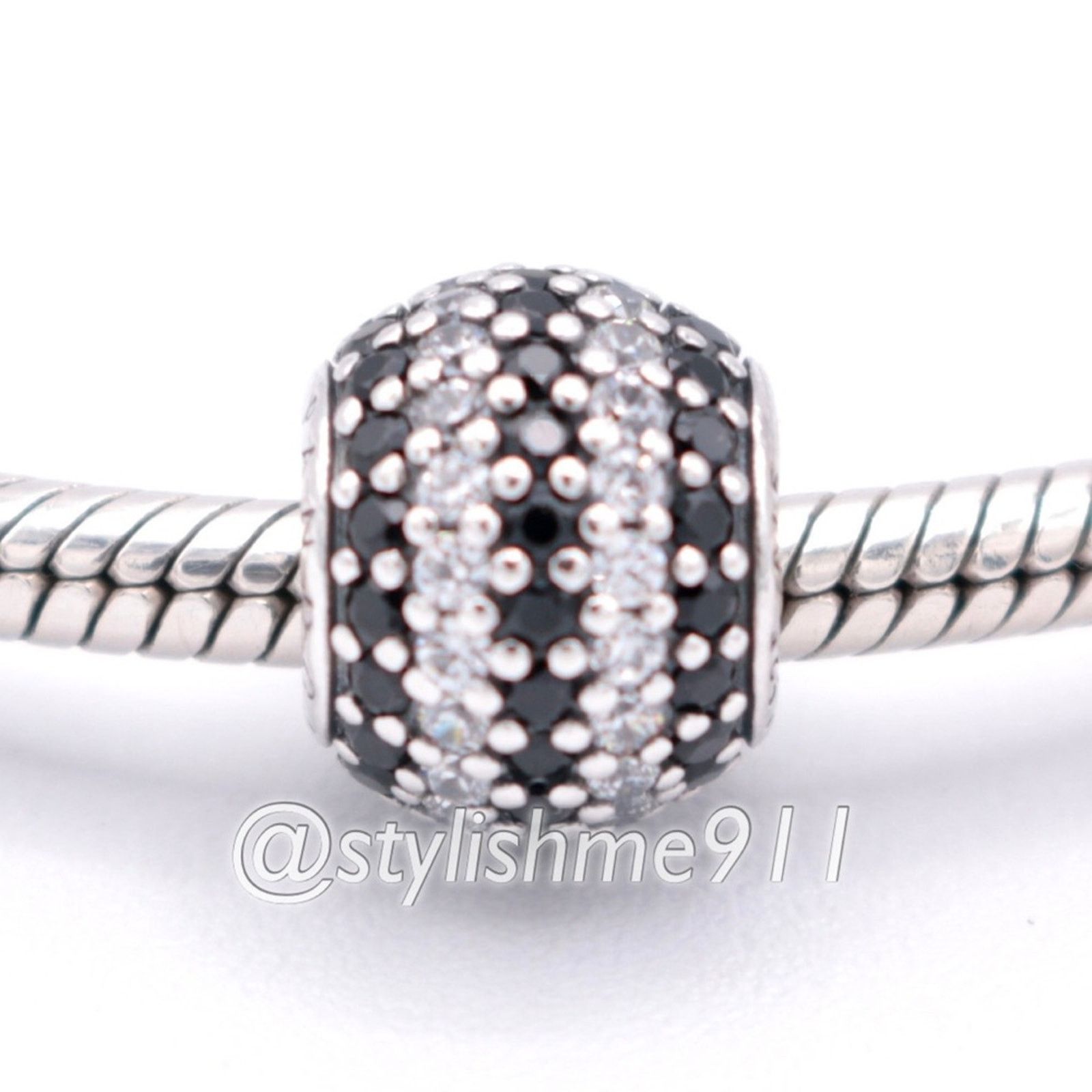 pandora Authentic PANDORA Black Nautical Pave Lights Charm Size ONE SIZE - 1 Thumbnail