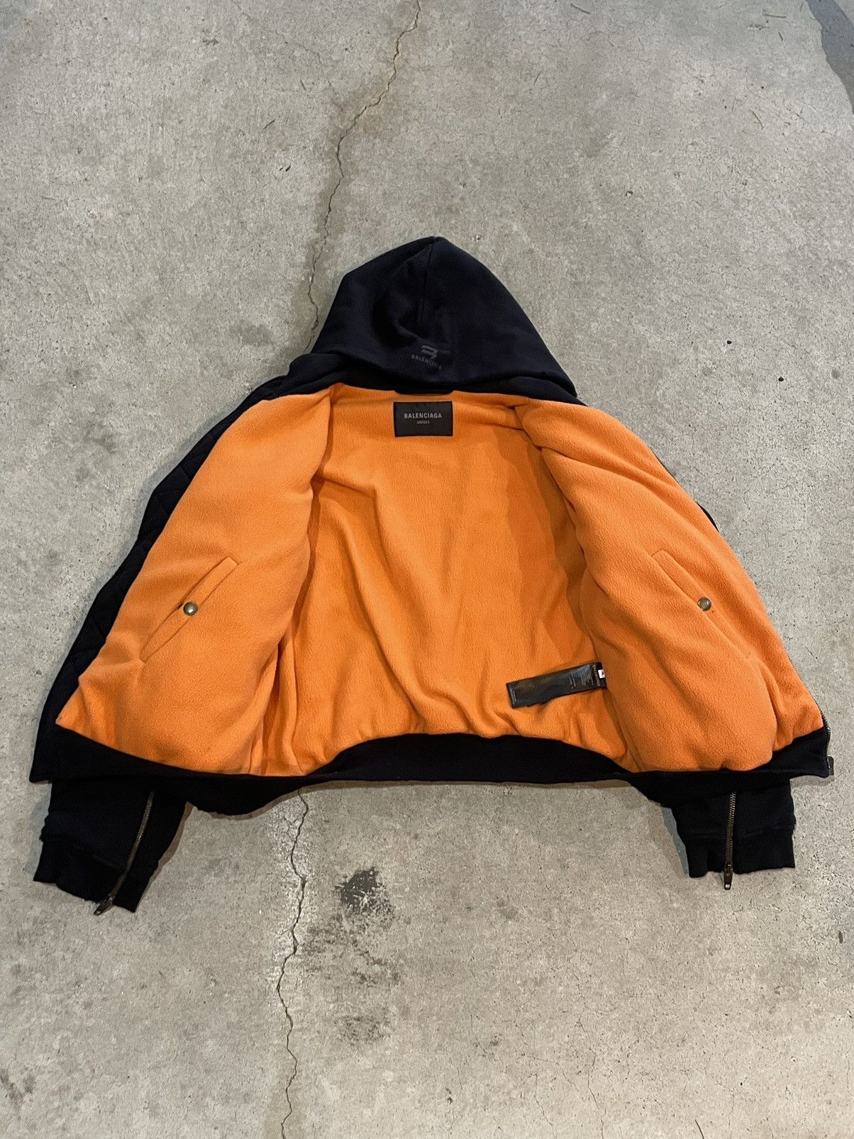 Balenciaga Balenciaga Bomber Hoodie Size US M / EU 48-50 / 2 - 11 Thumbnail