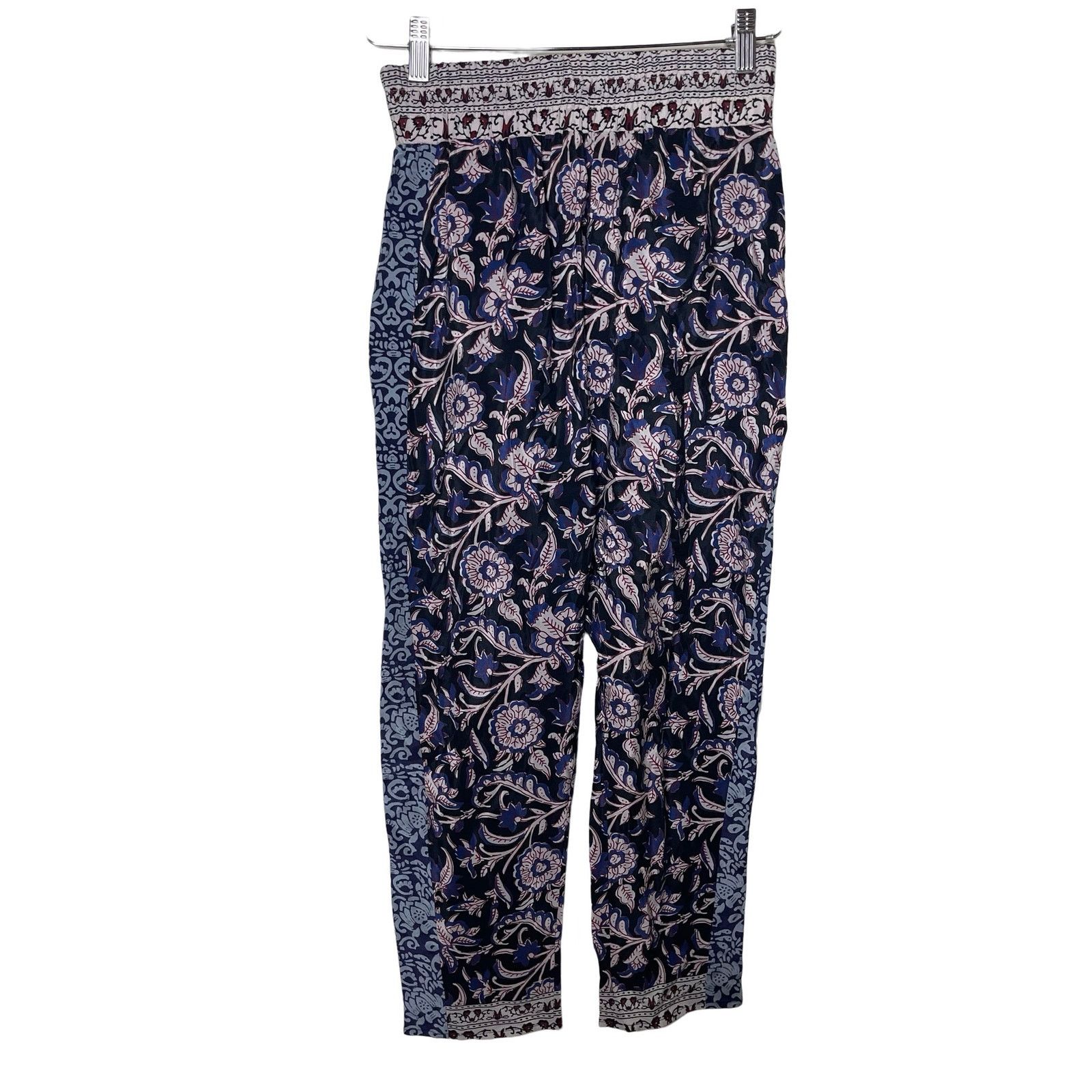 Sea New York Sea New York multicolor floral elastic waist band crop pants Size 25" / US 0 / IT 36 - 4 Thumbnail