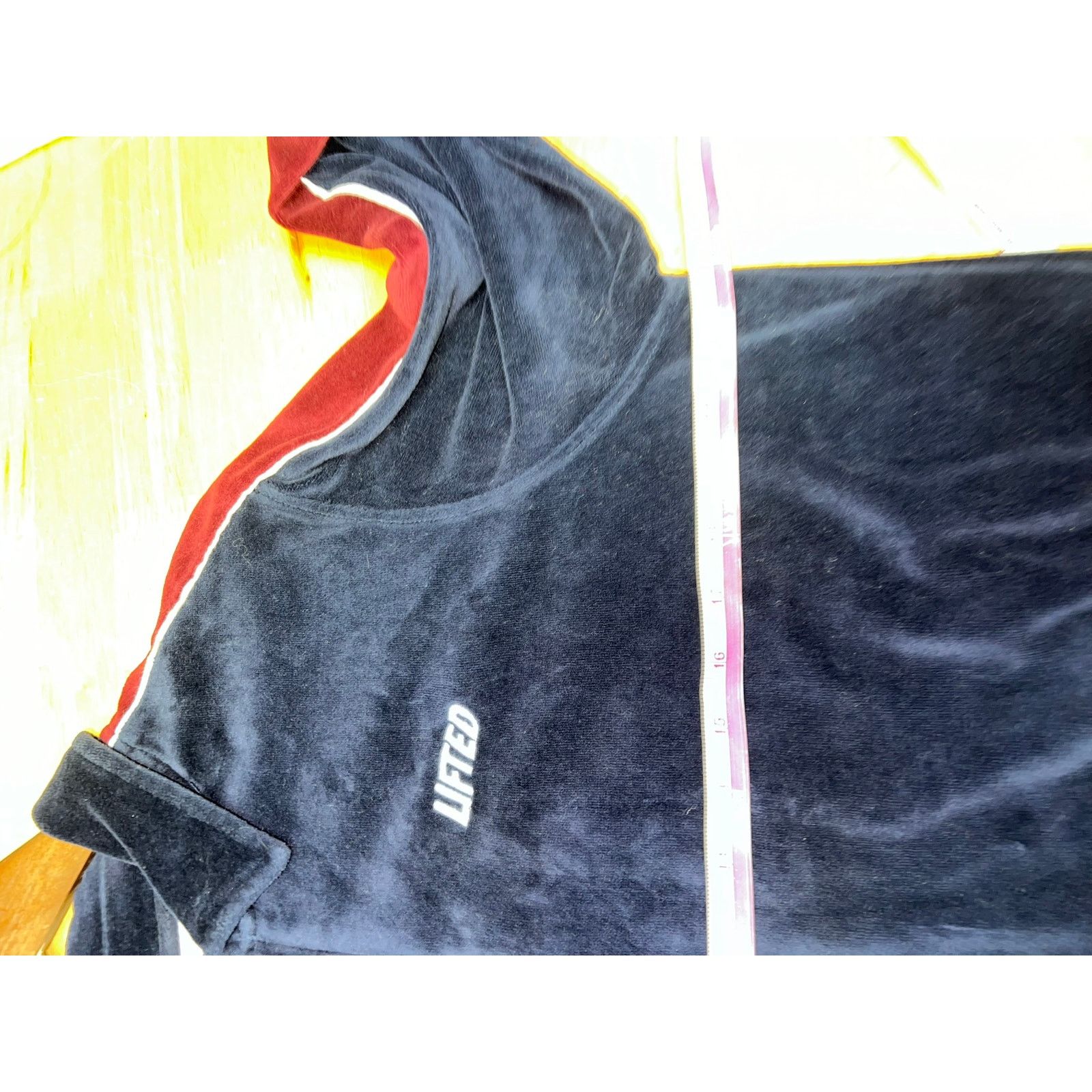 Vintage Vintage LRG Velour Track Jacket 1/4 Zip Lifted Research M Size US M / EU 48-50 / 2 - 8 Thumbnail