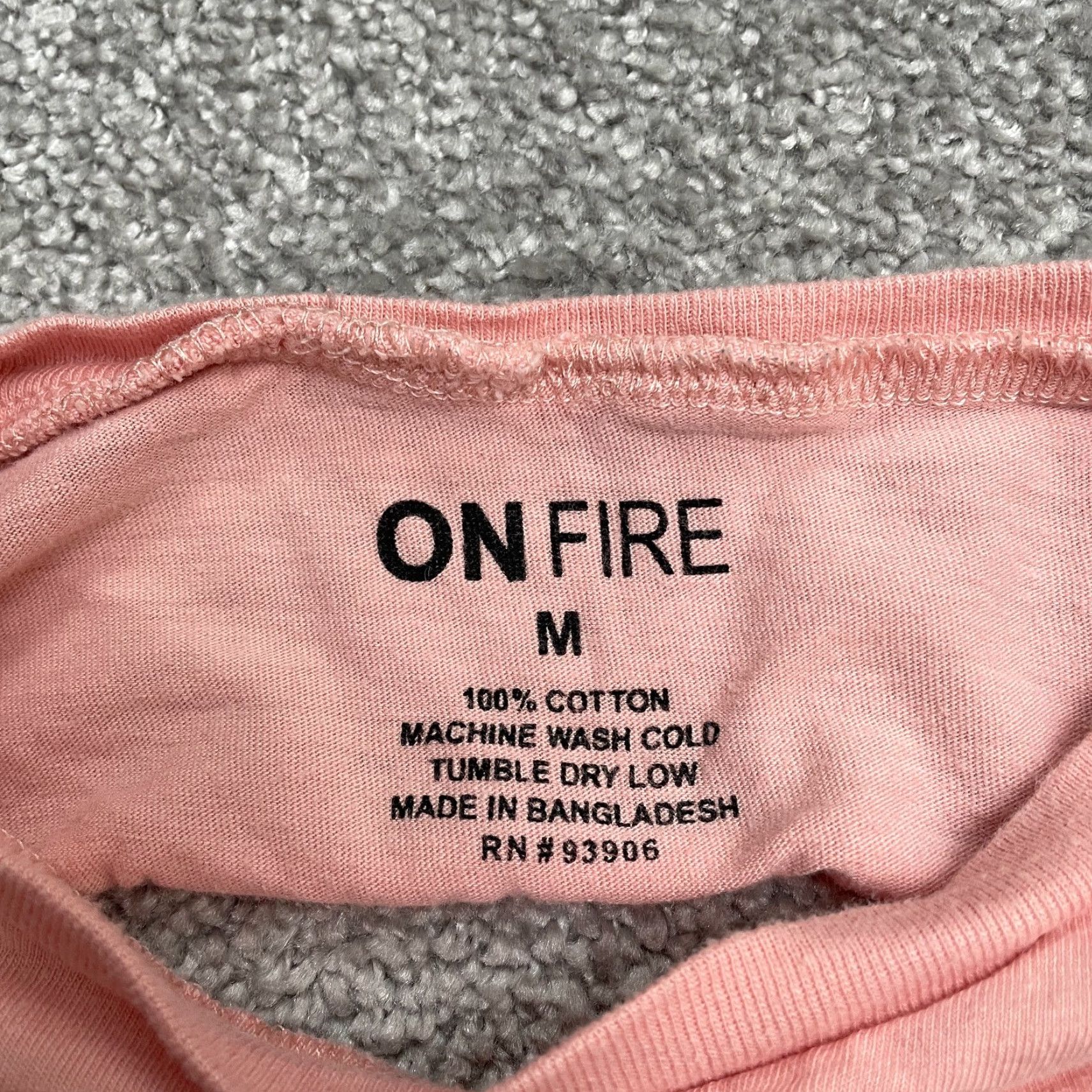 Pinko Onfire Ruched Backless Top Juniors Medium Pink Cotton Crew Neck Short Sleeve Size M / US 6-8 / IT 42-44 - 6 Thumbnail
