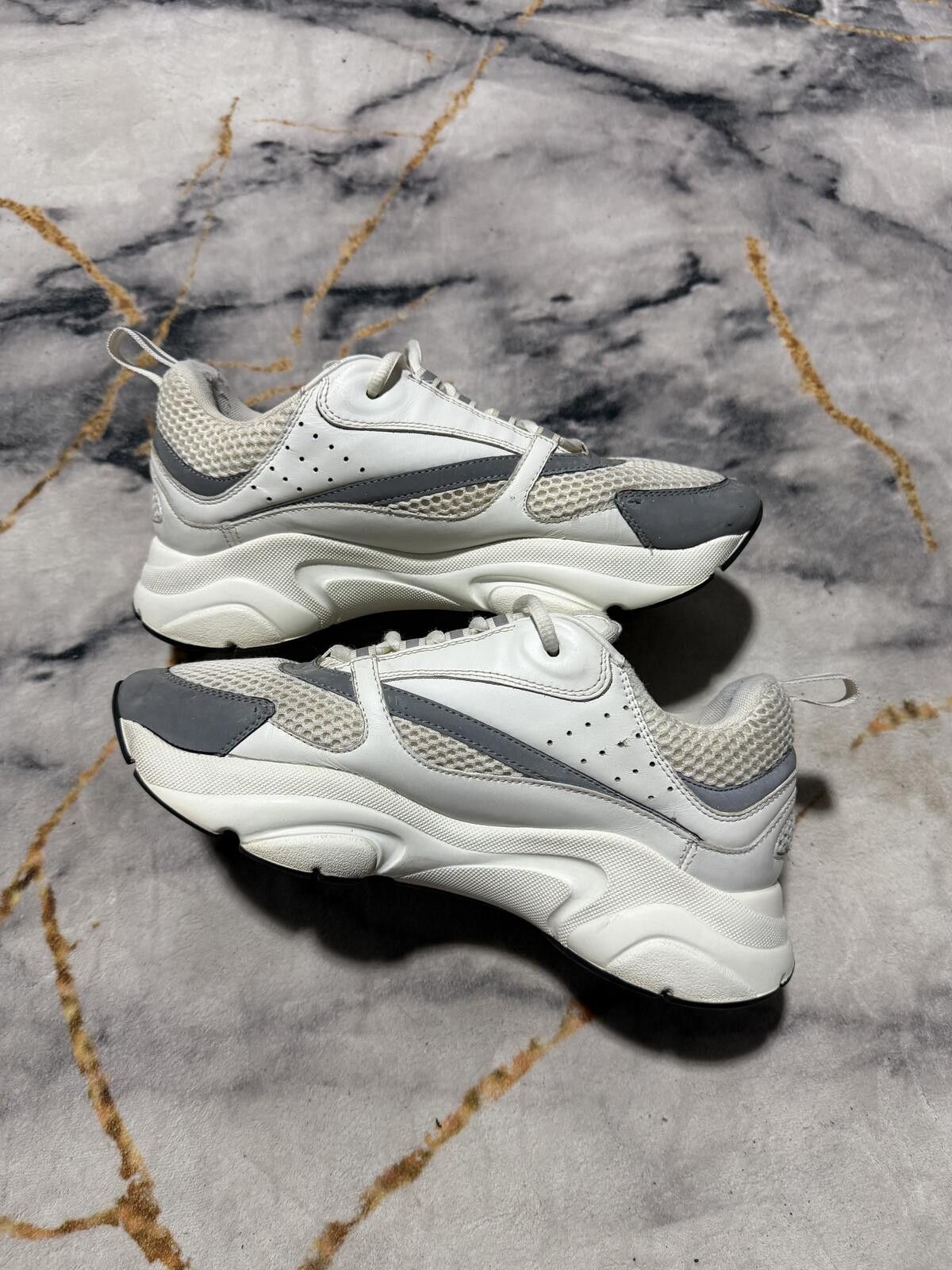 Dior Dior B22 Triple White Silver - Sz 7US (8.5W) Size US 7 / EU 40 - 4 Thumbnail